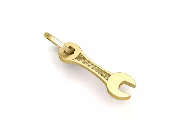 Key Chain Pendant Spanner Tool  3D print model