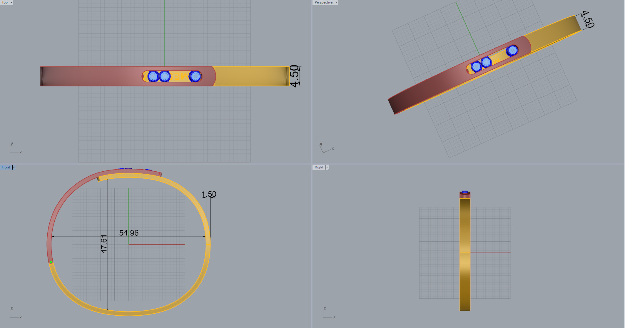 Bracelet 32061 3D print model_10