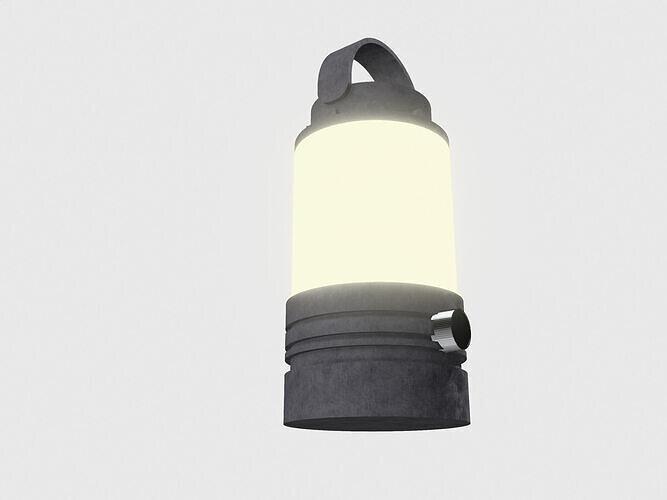 Lantern Low-poly 3D model