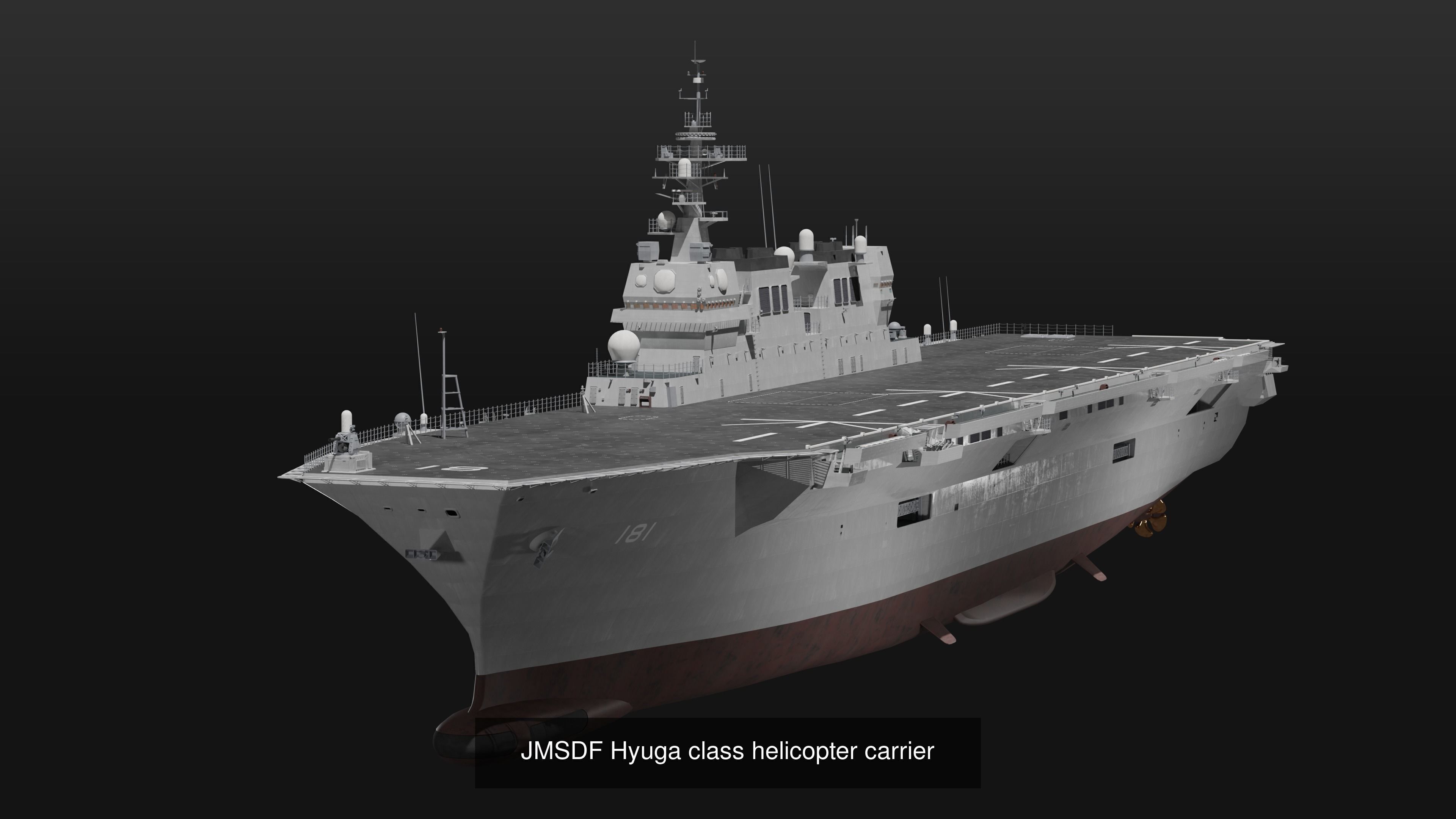 Modern warship Asia Pacific navy 3D Model Collection_20