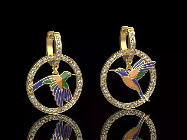 Bird Earrings 30465