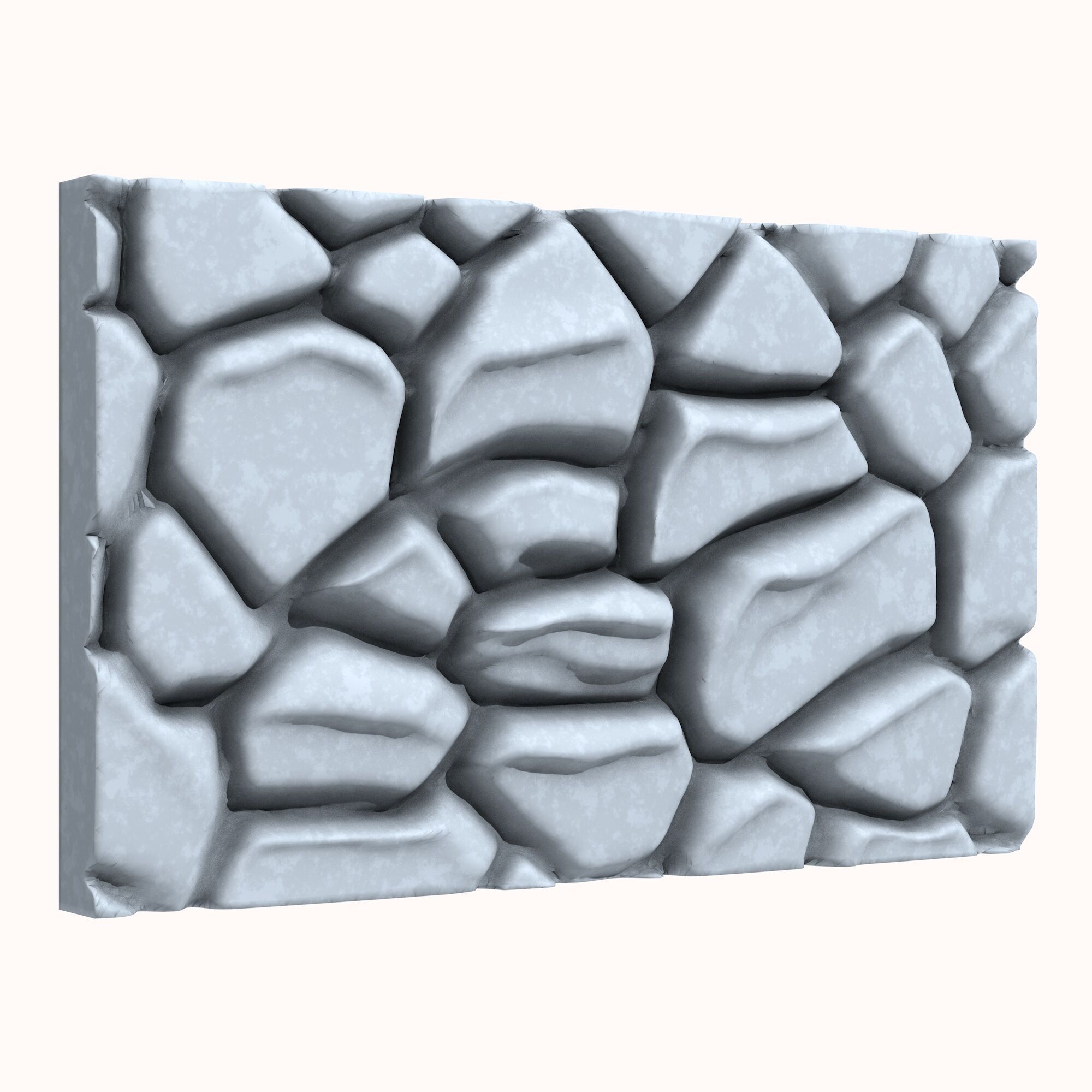 Stone wall 202 3D model_1