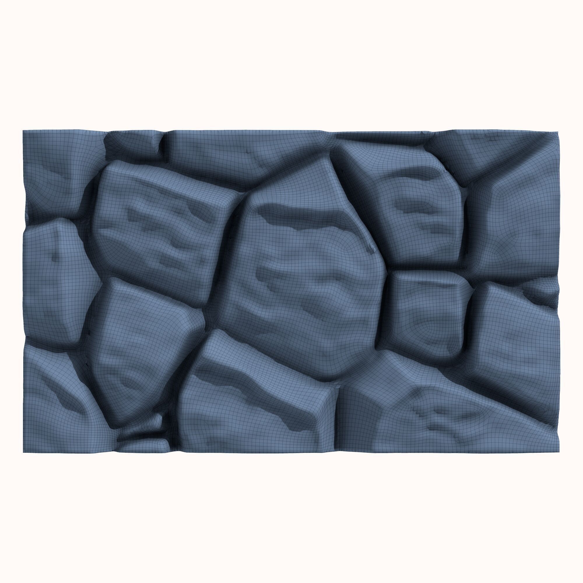 Stone wall 199 3D model_5