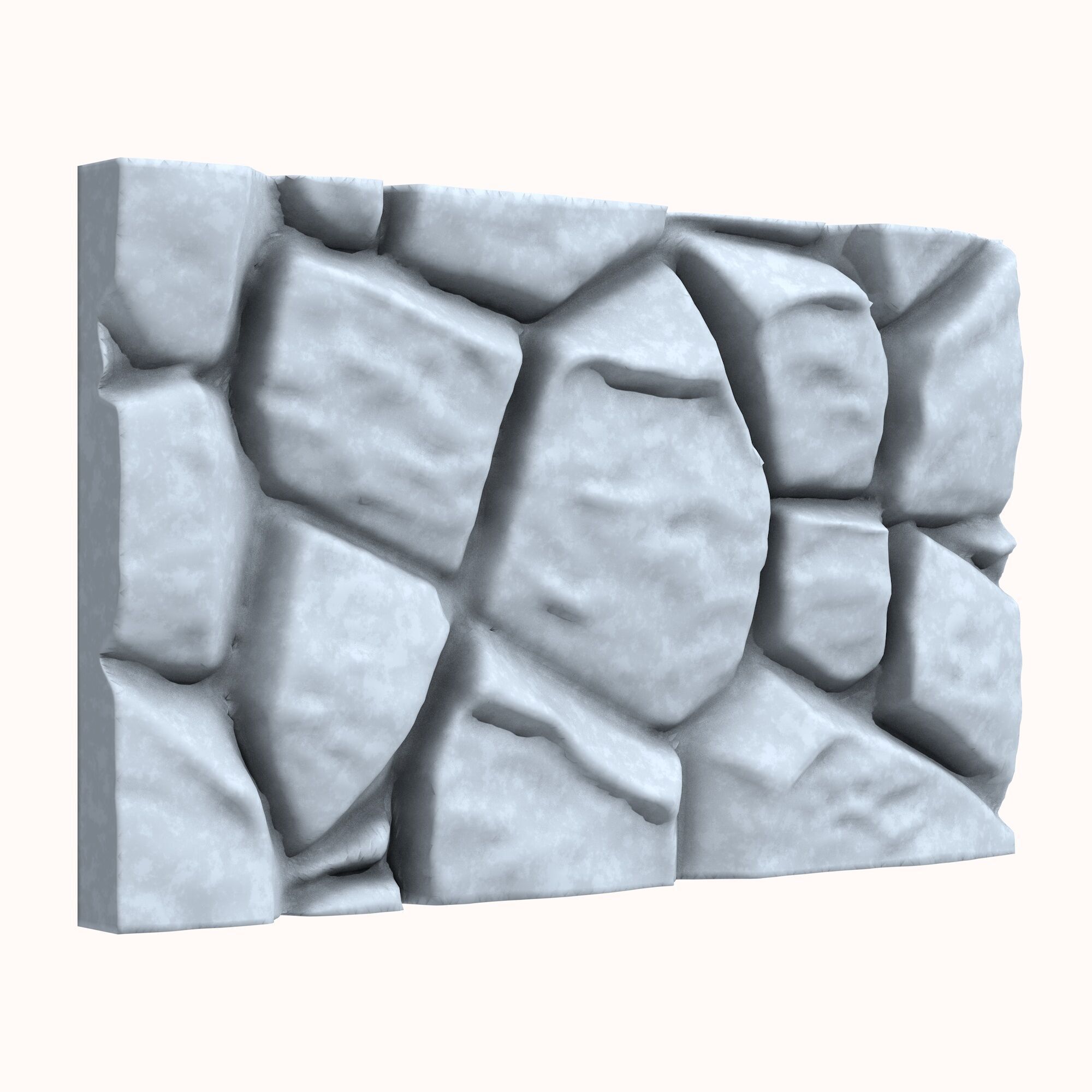Stone wall 199 3D model_1