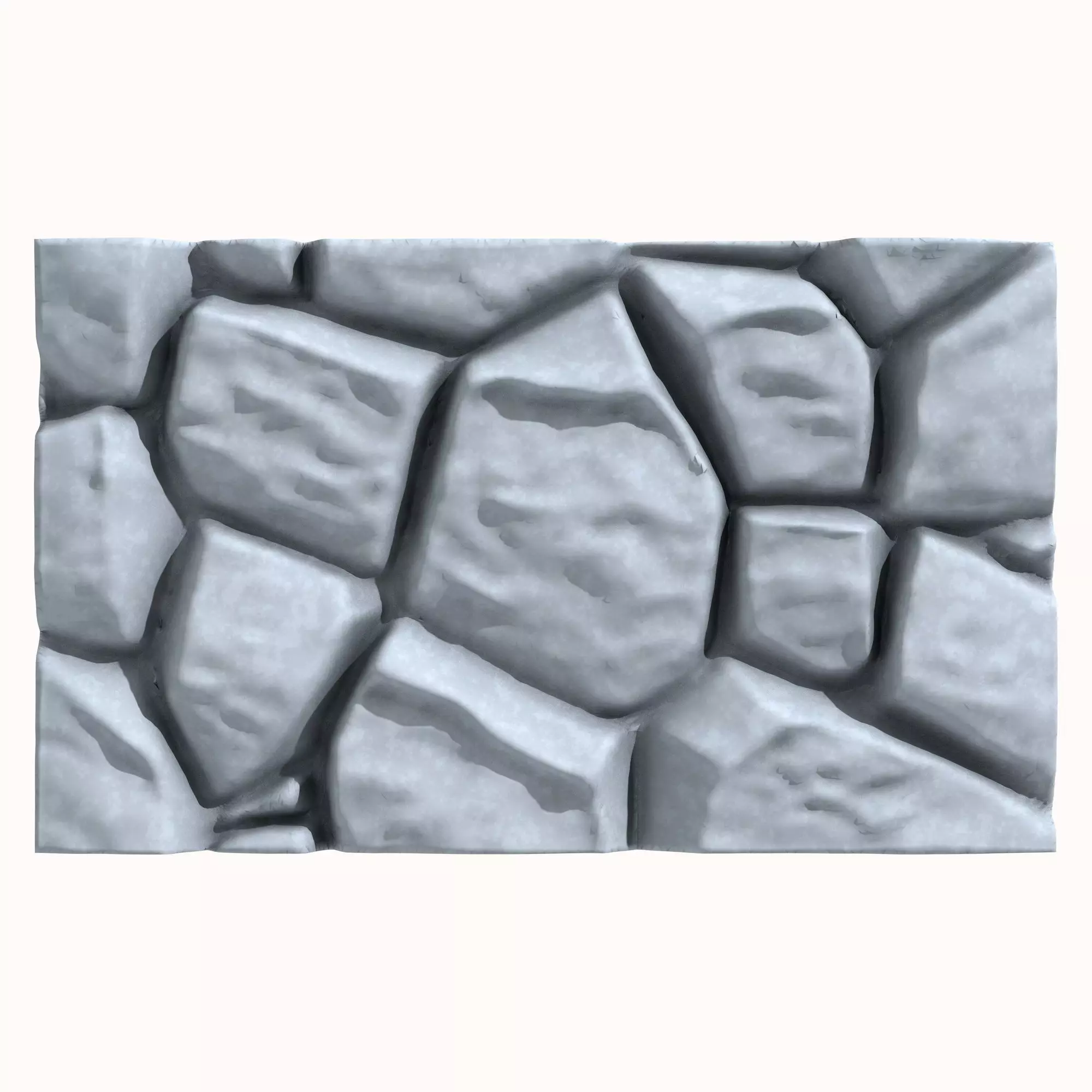 Stone wall 199 3D model_0