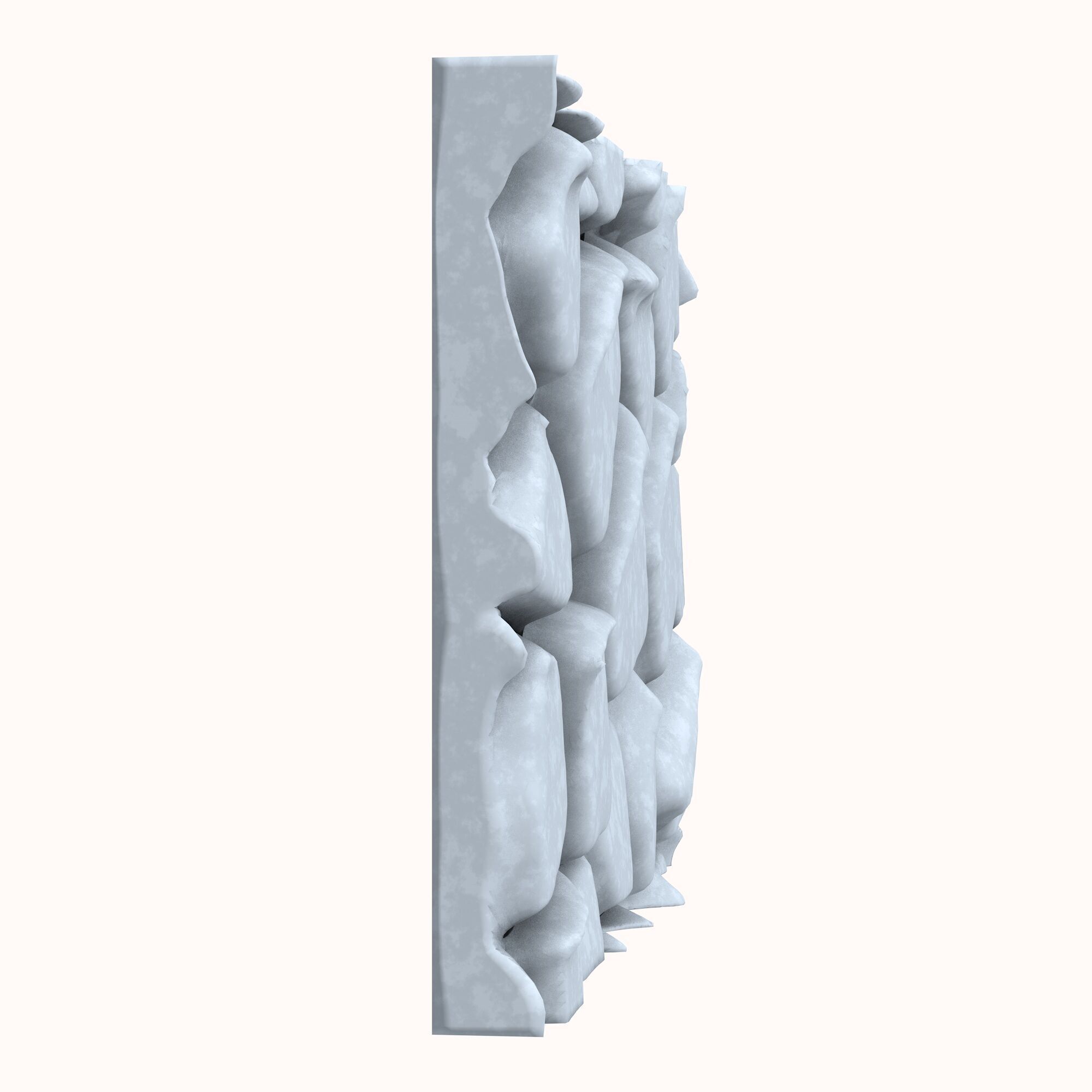 Stone wall 196 3D model_2