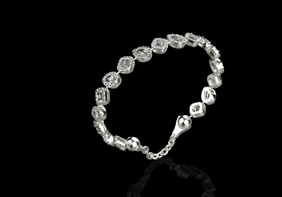 Bracelet 29189 3D print model_1