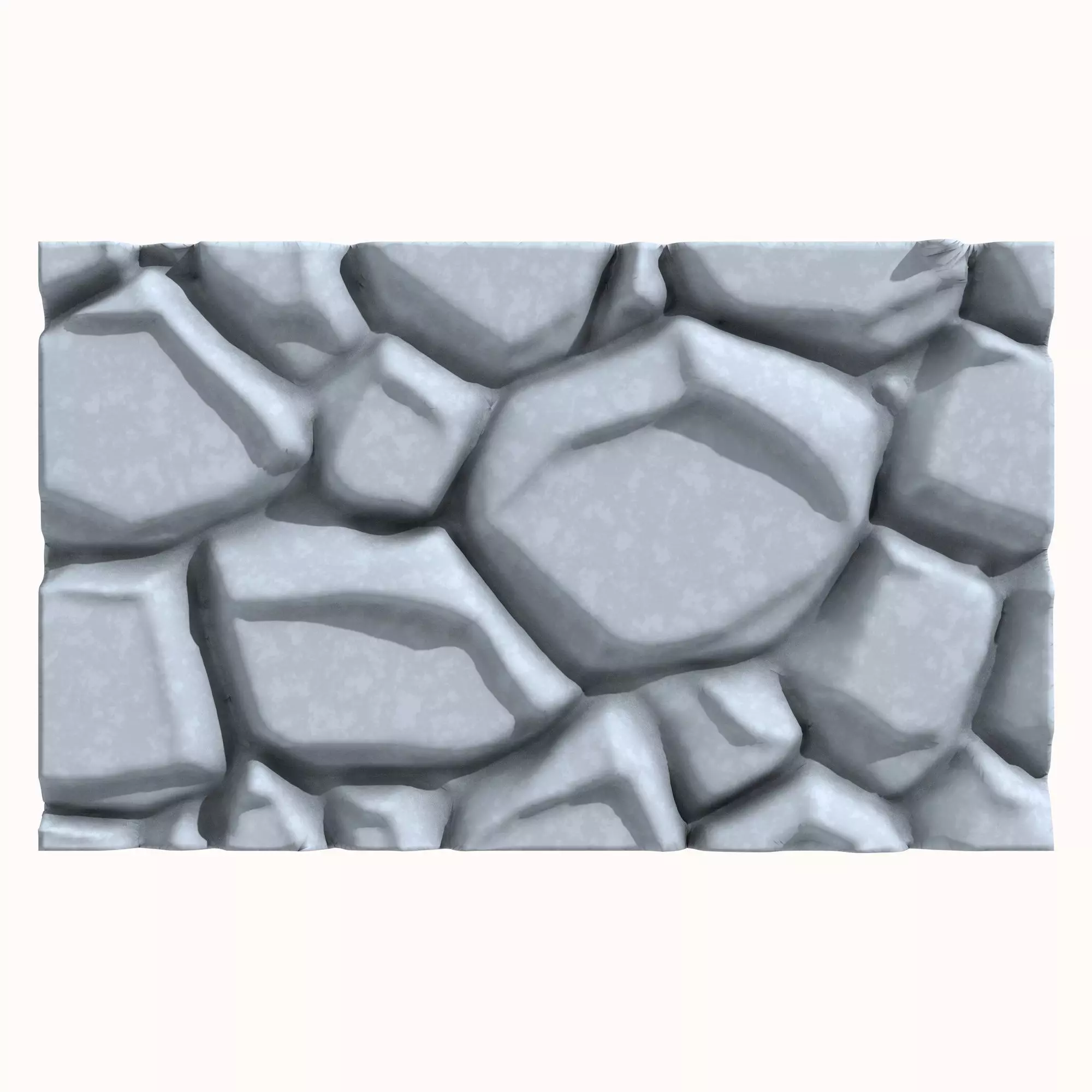 Stone wall 194 3D model_0
