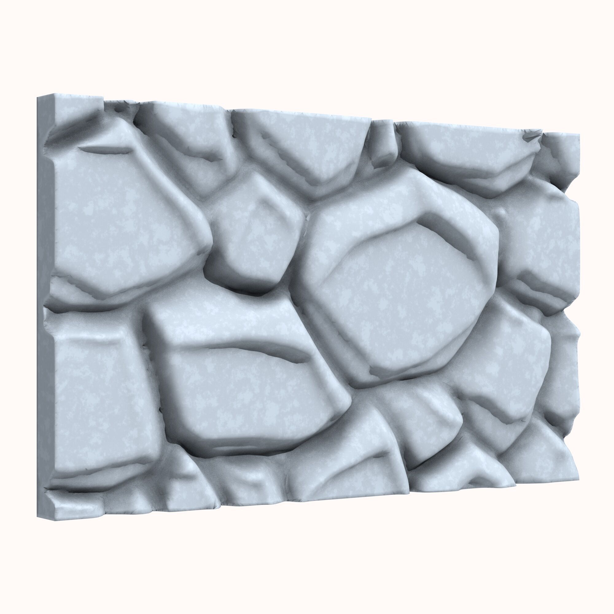 Stone wall 194 3D model_1