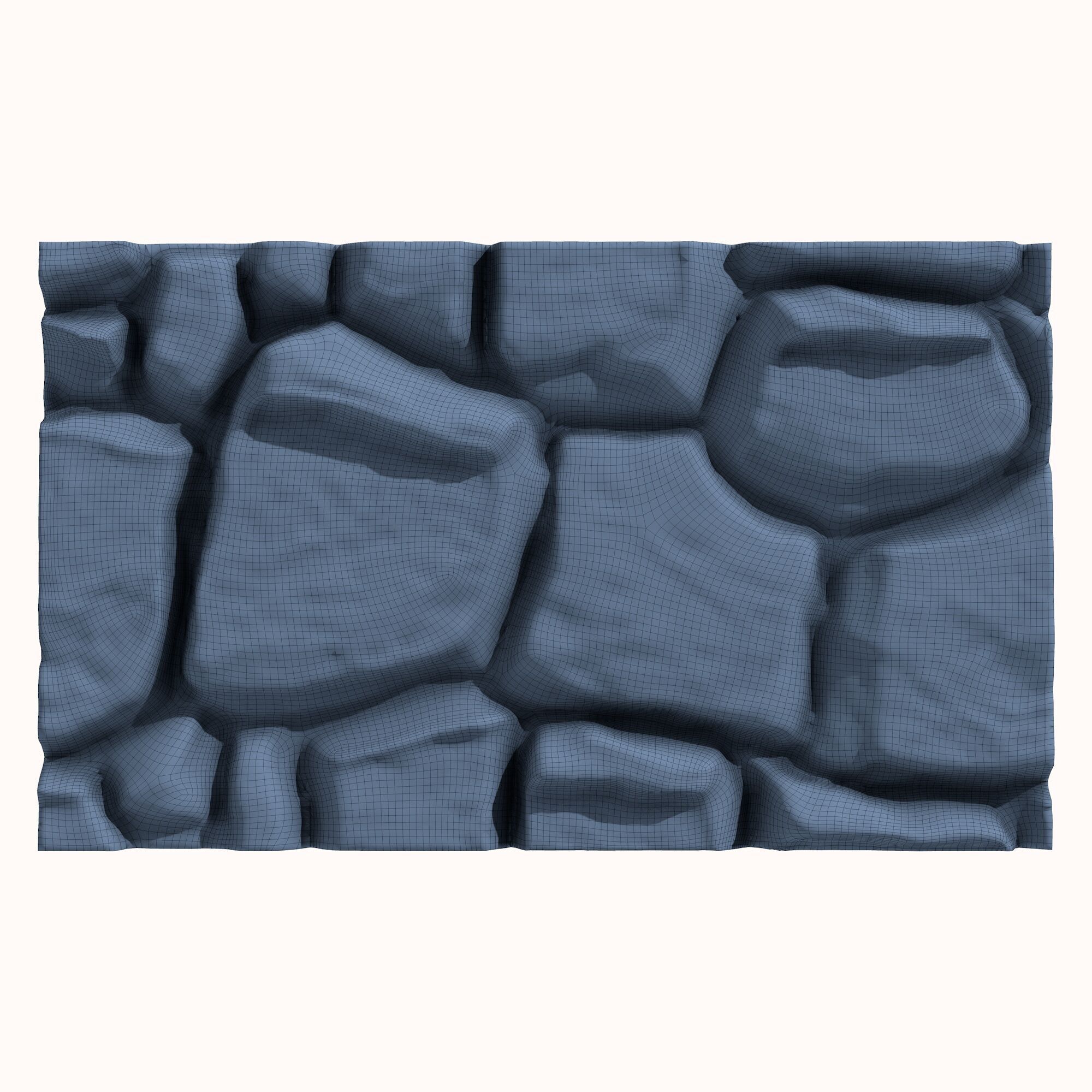 Stone wall 192 3D model_5