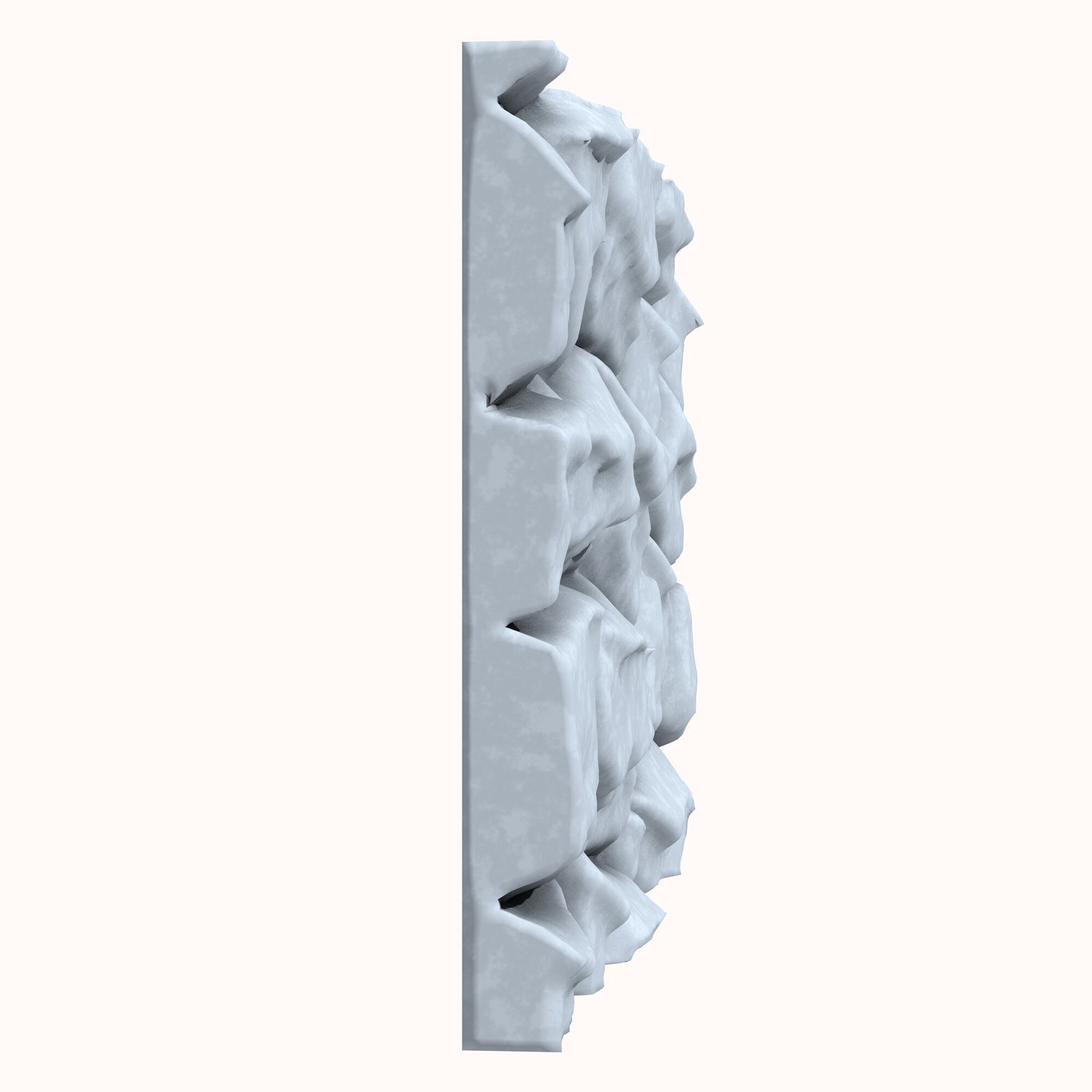 Stone wall 189 3D model_2
