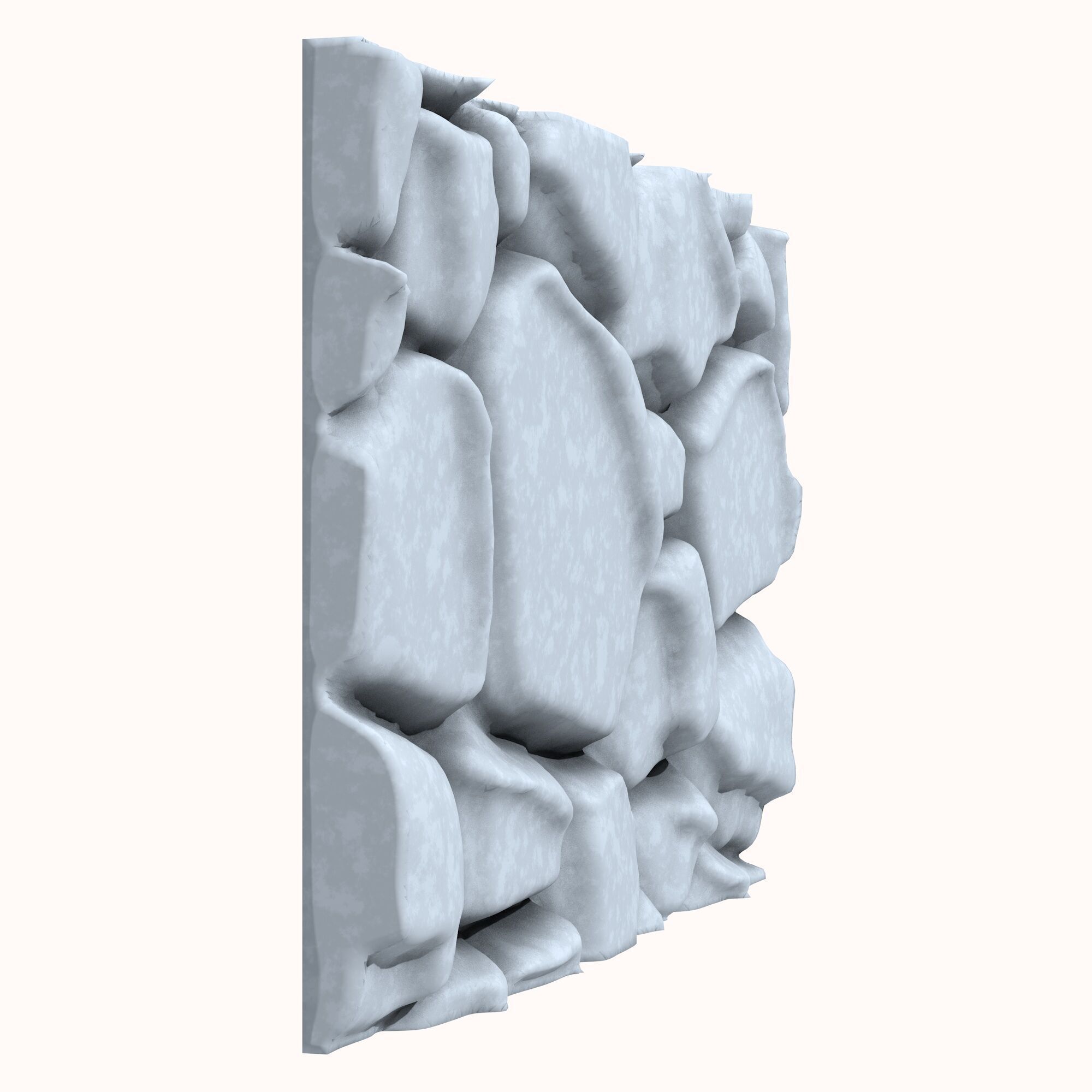Stone wall 188 3D model_2