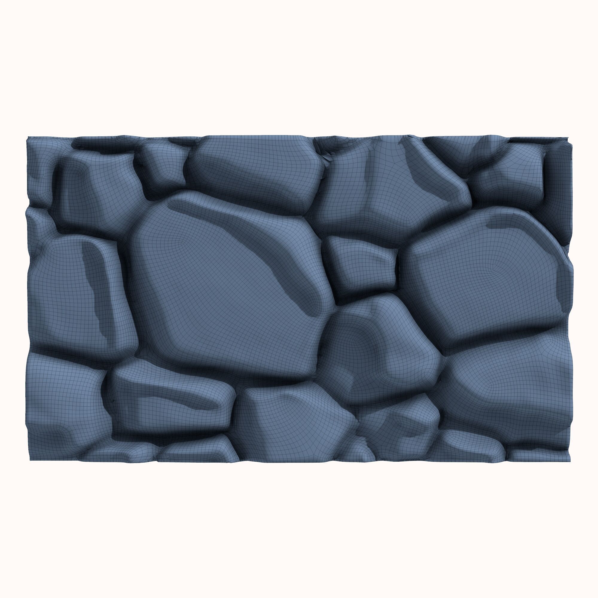 Stone wall 188 3D model_5