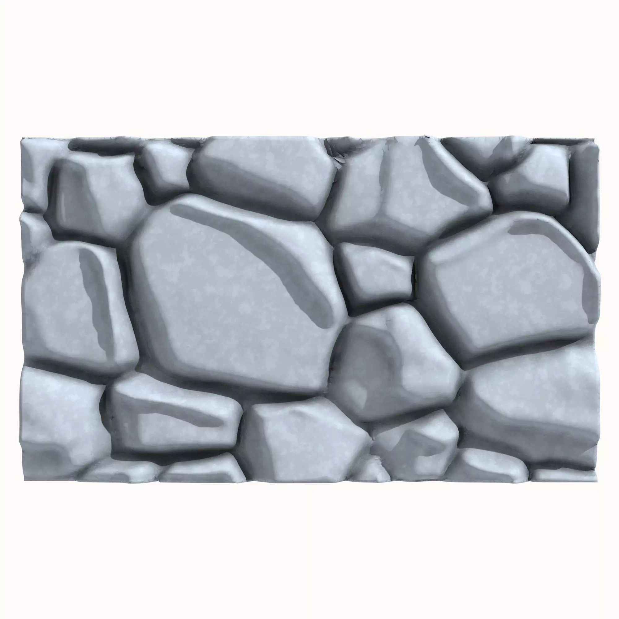 Stone wall 188 3D model_0