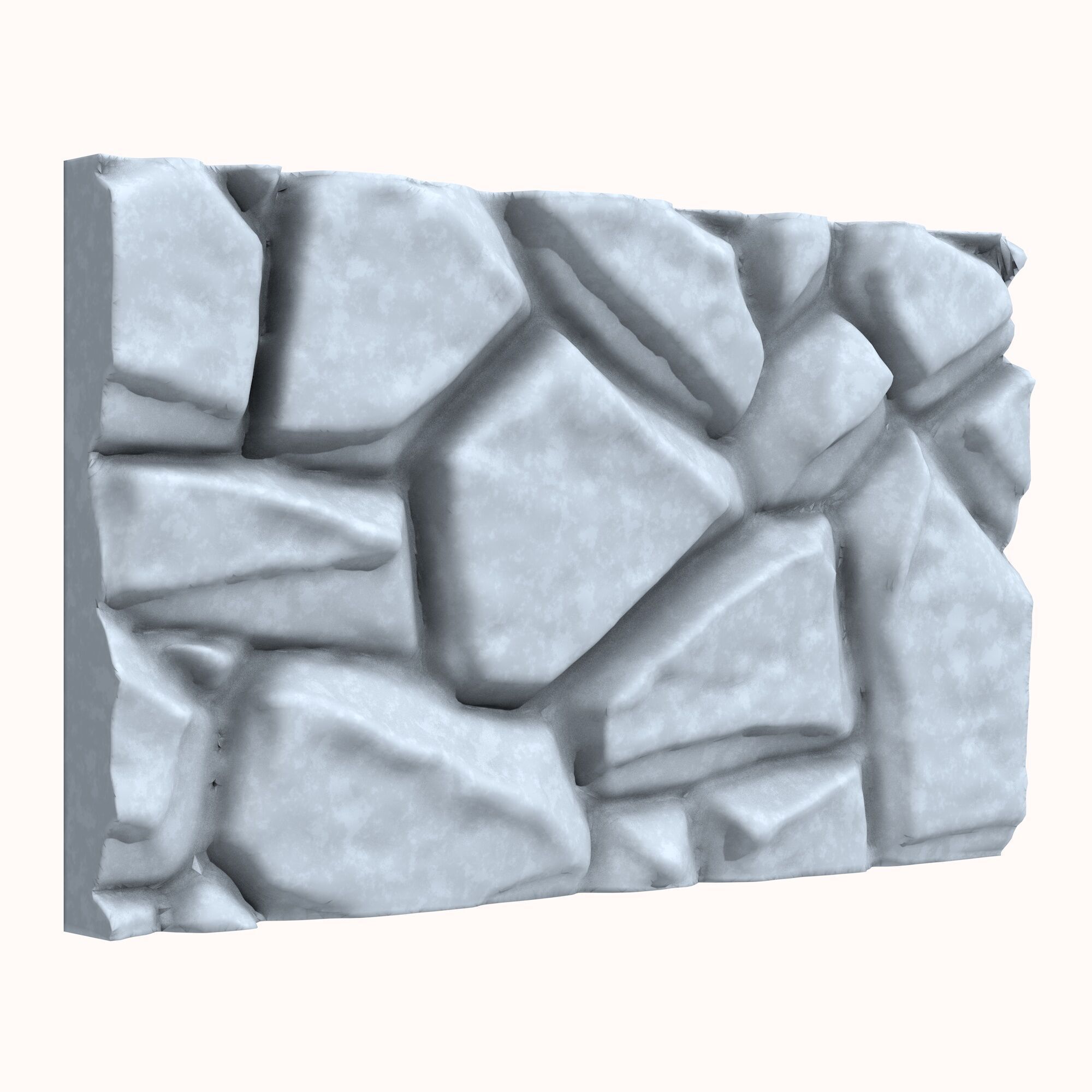 Stone wall 184 3D model_1