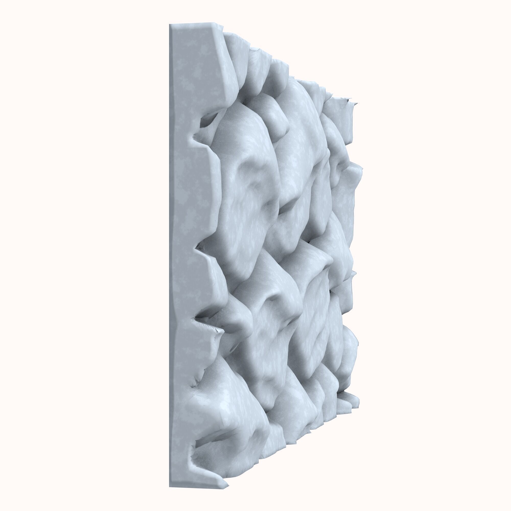 Stone wall 183 3D model_2