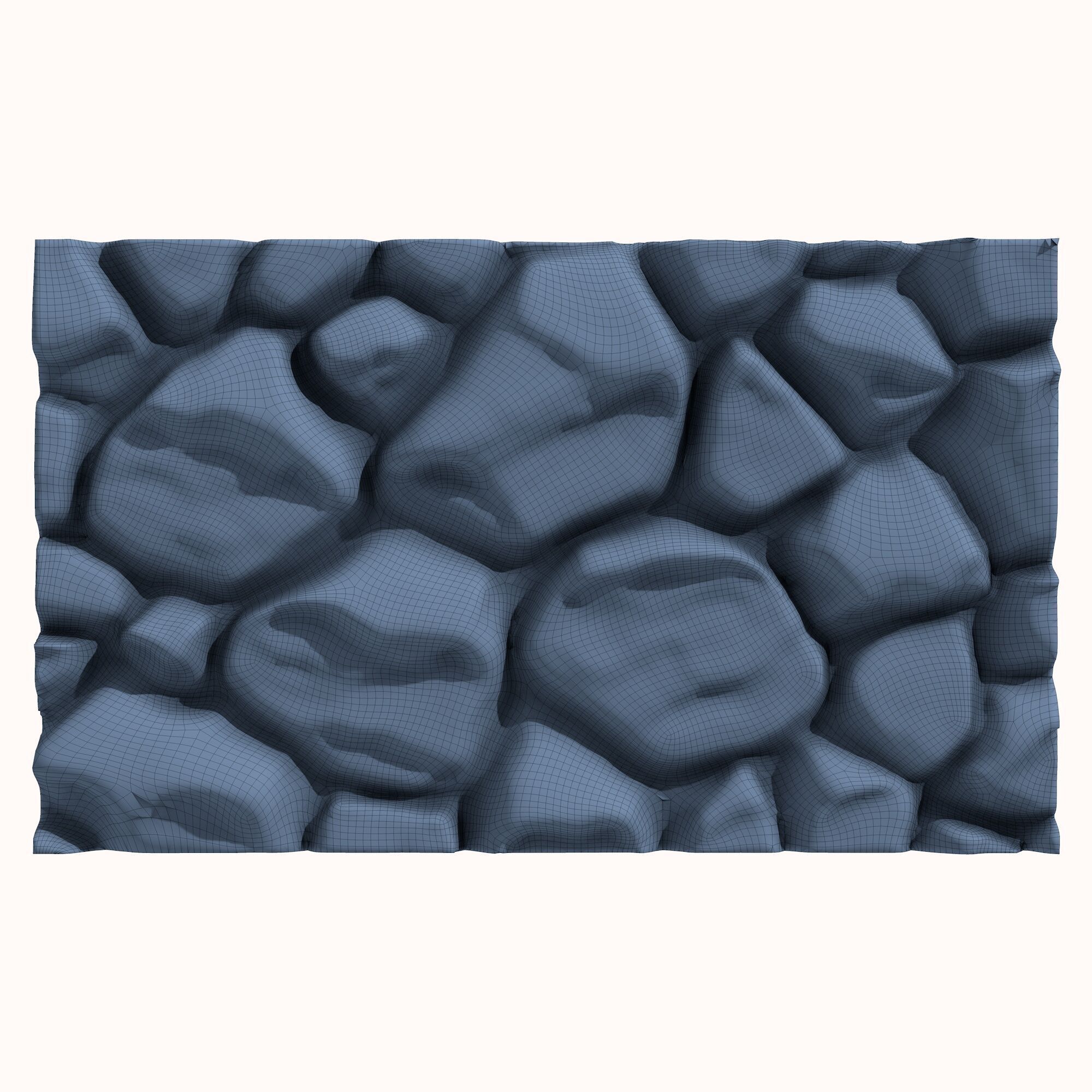 Stone wall 183 3D model_5
