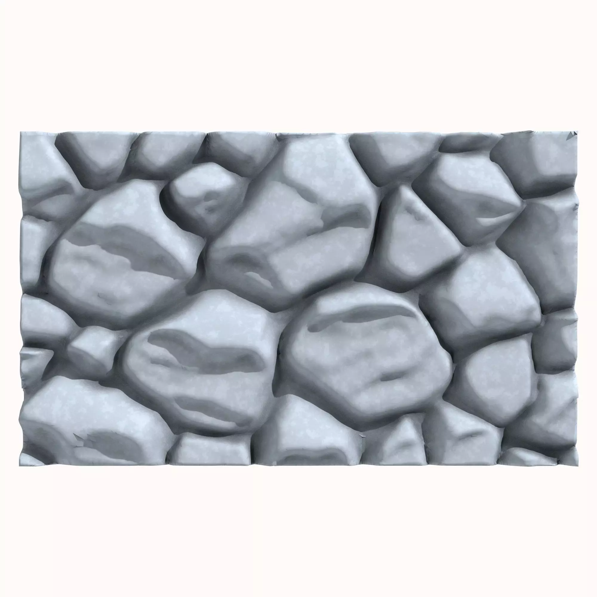 Stone wall 183 3D model_0