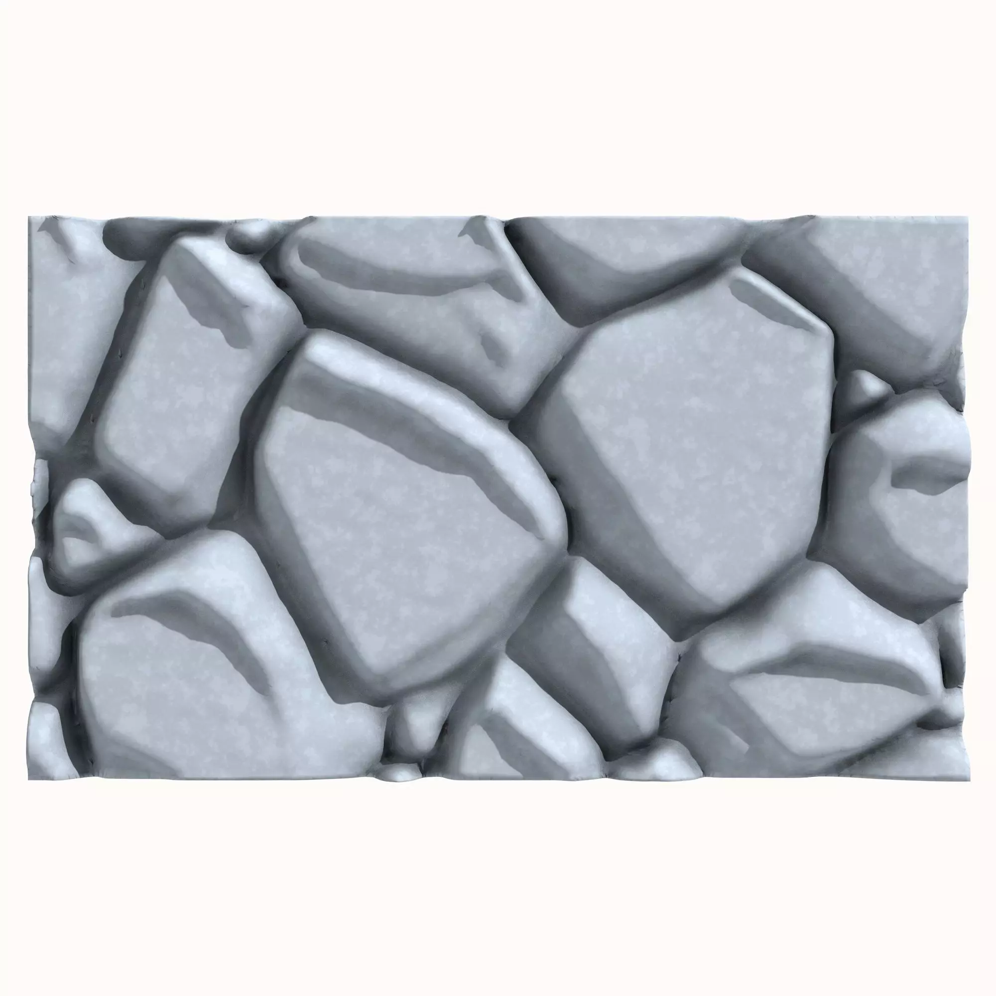 Stone wall 179 3D model_0