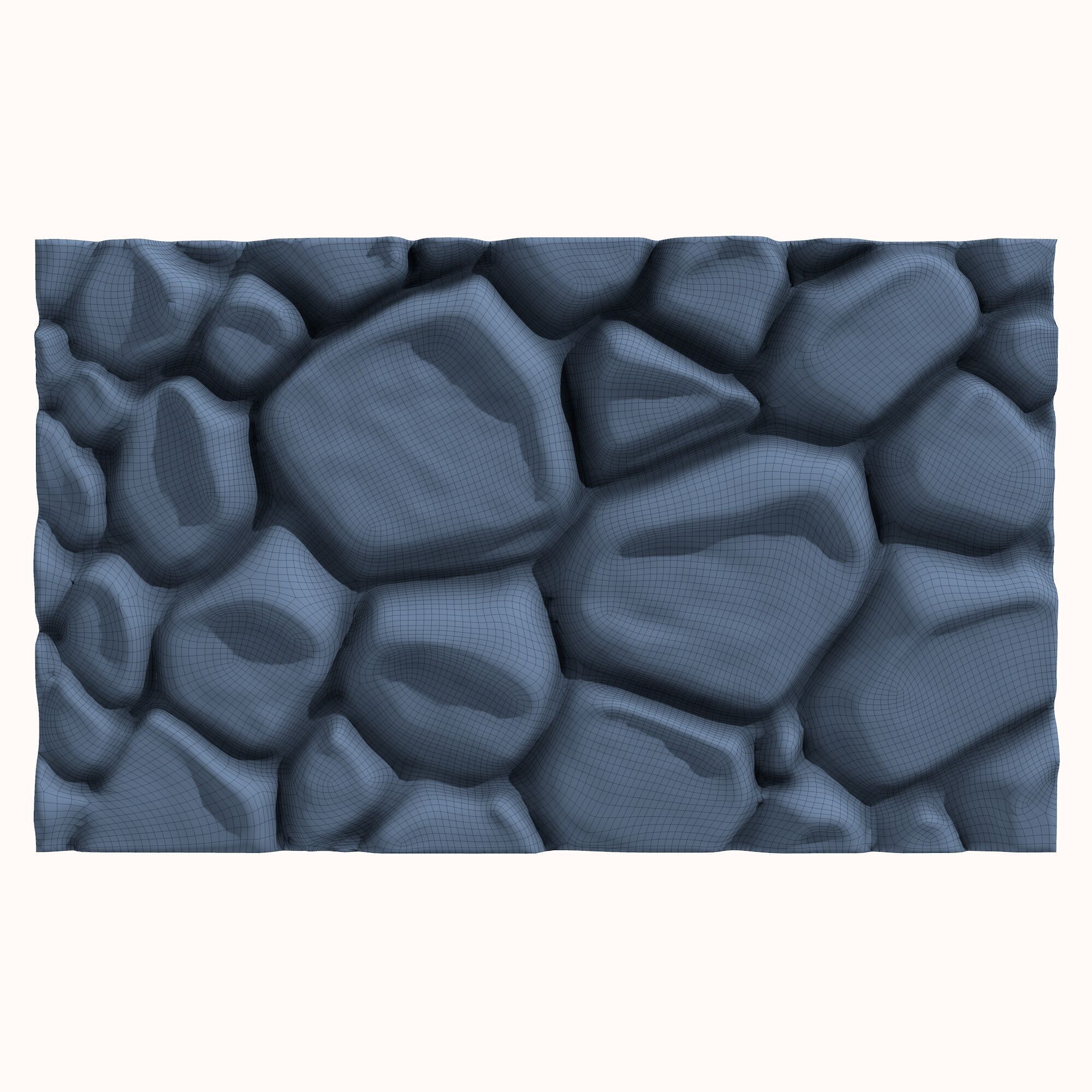 Stone wall 177 3D model_5