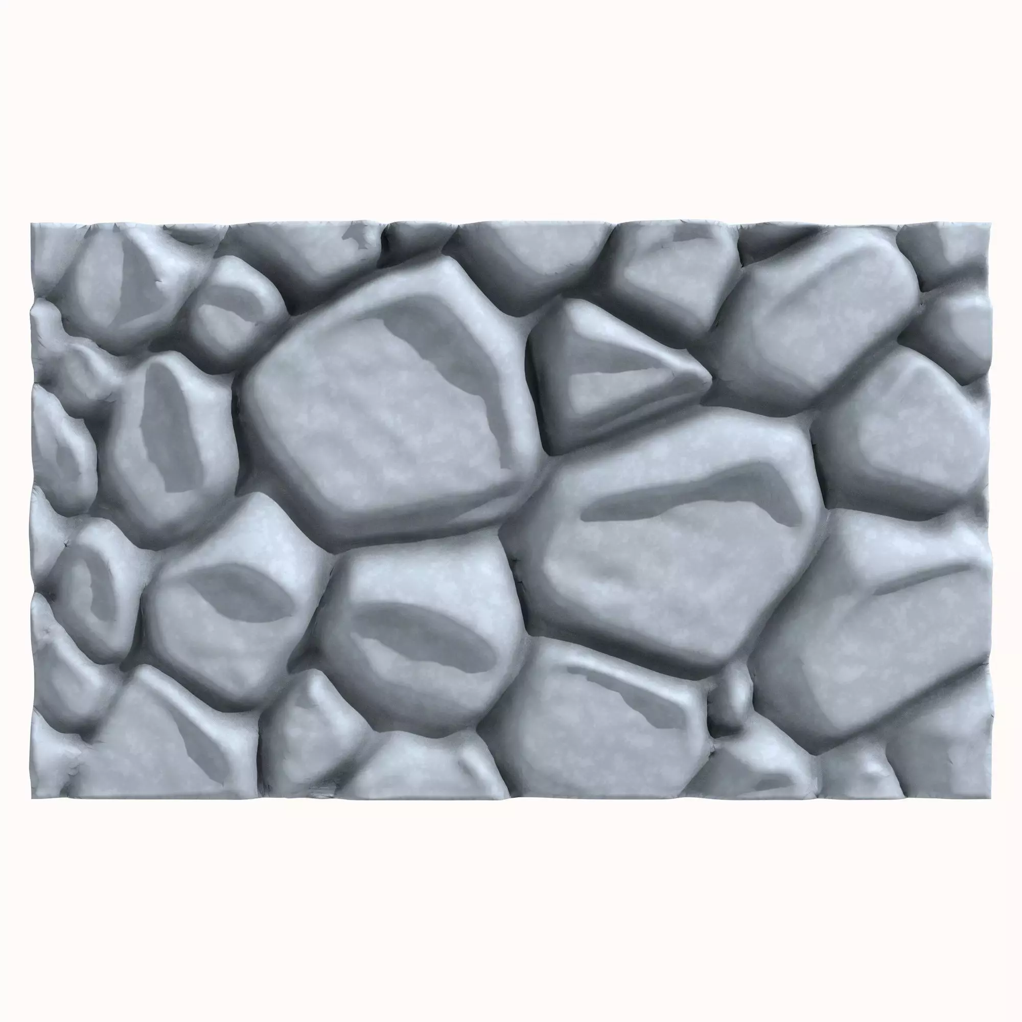 Stone wall 177 3D model_0