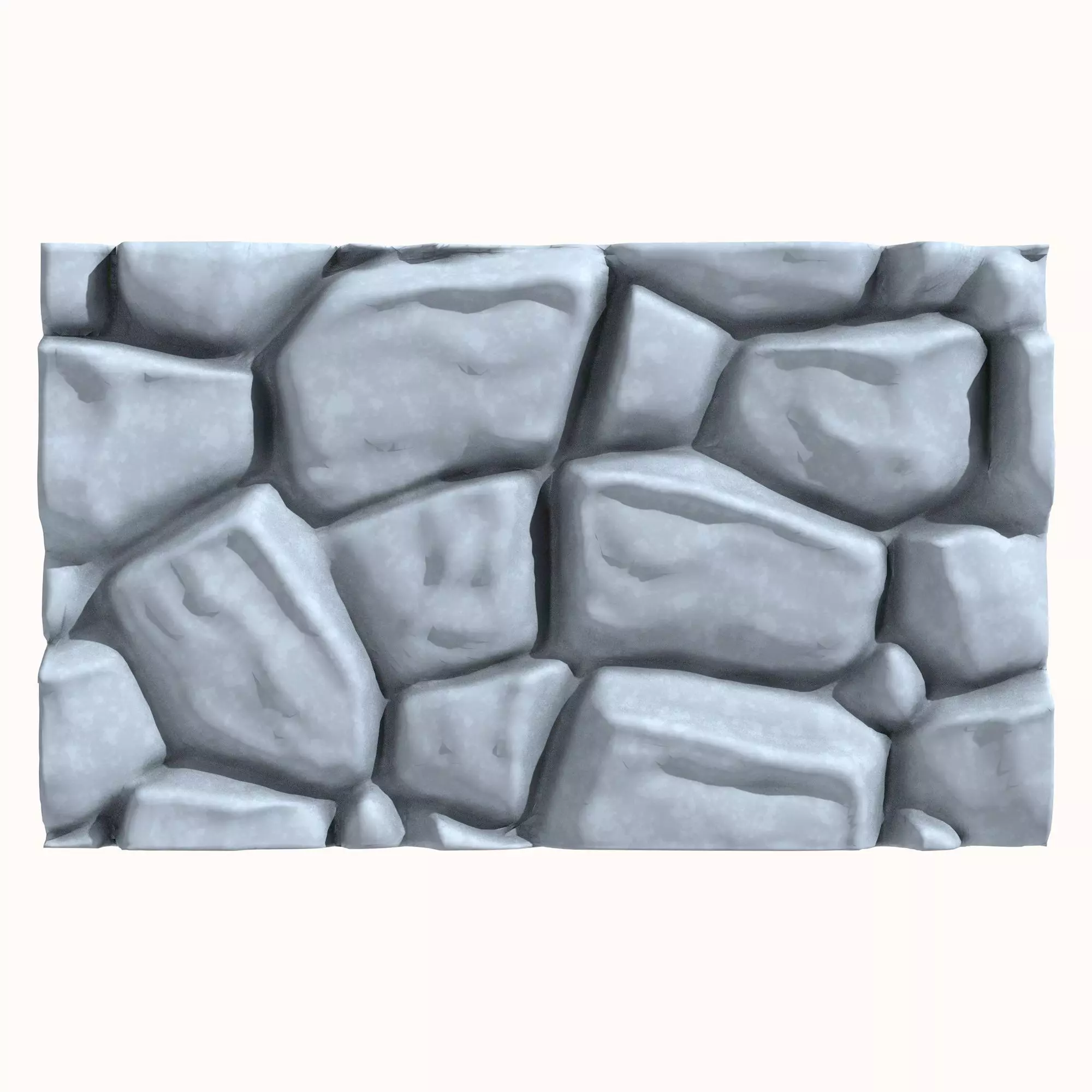 Stone wall 175 3D model_0