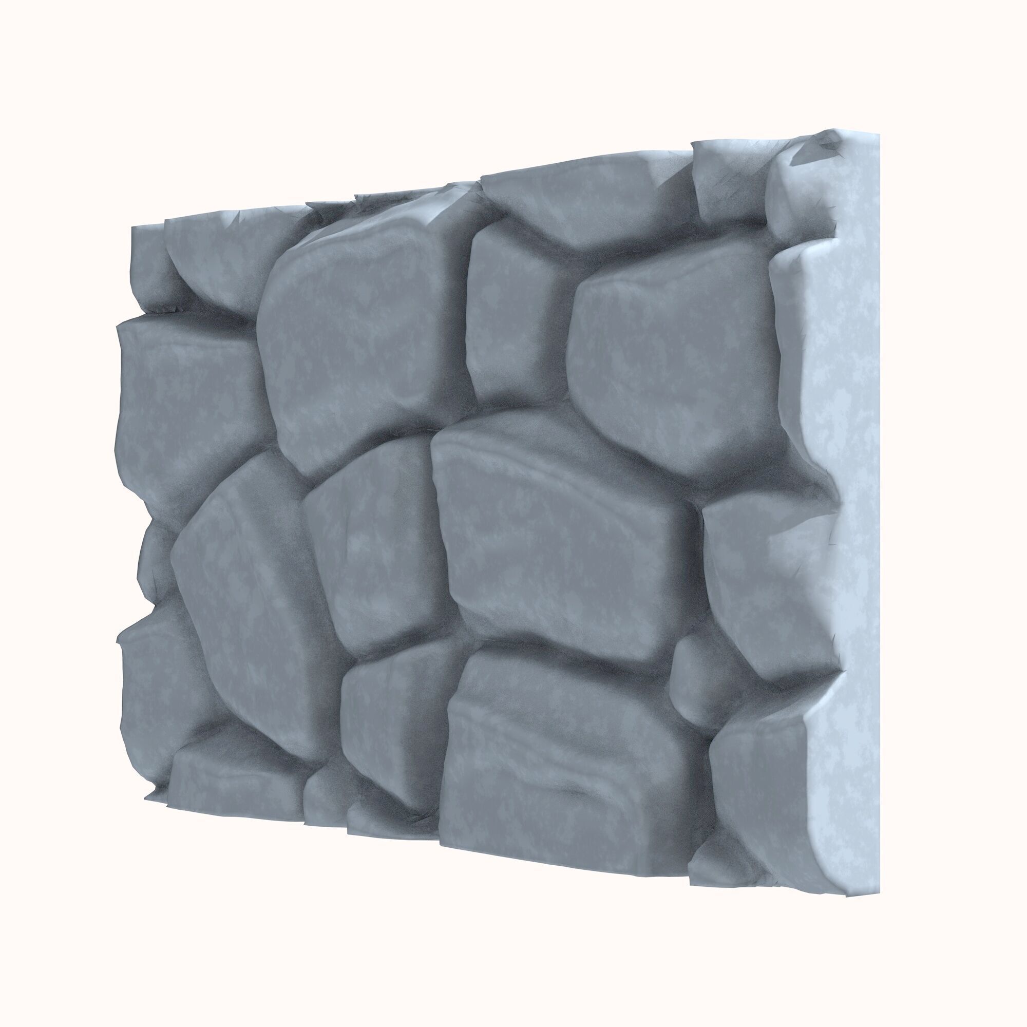 Stone wall 175 3D model_1