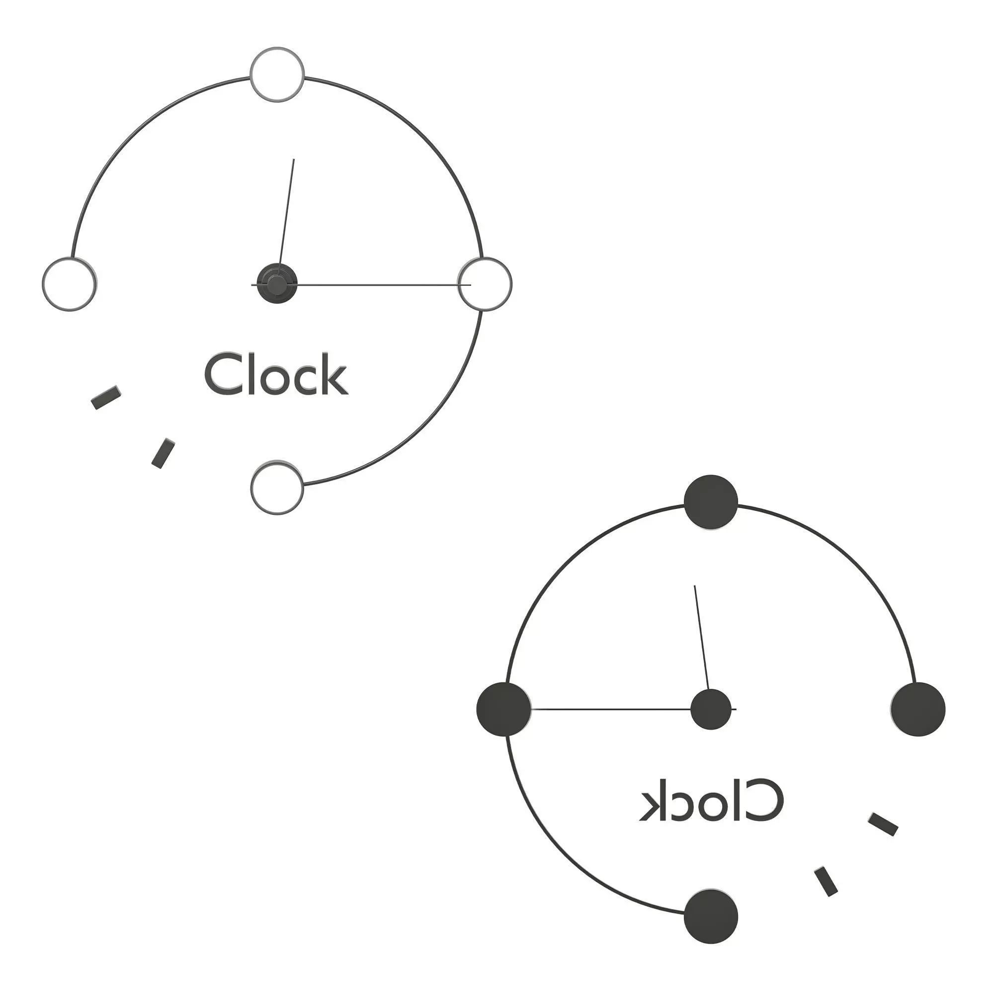 Decorative Clock Free 3D model
