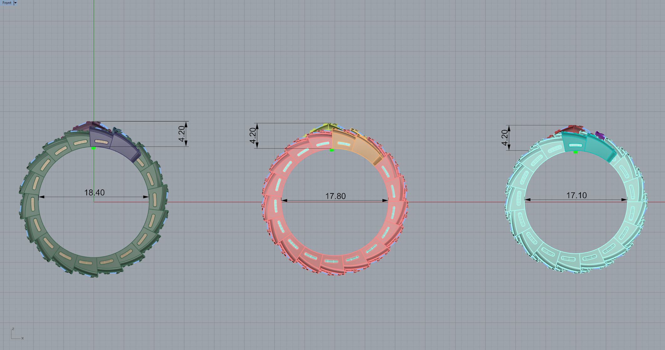 Serpent Ring 15599 3D print model_9