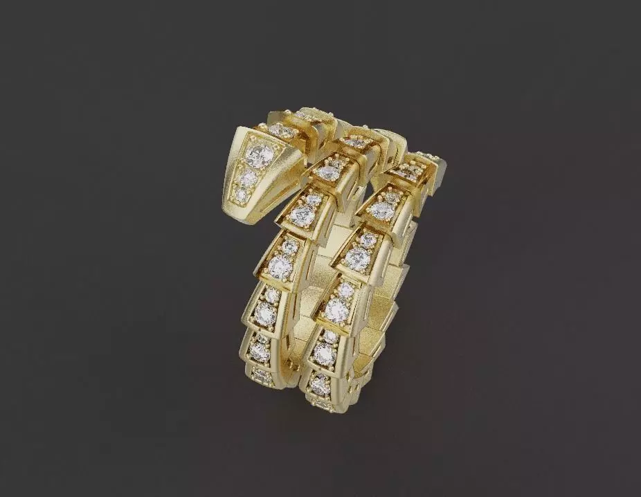 Serpent Ring 15599 3D print model_0