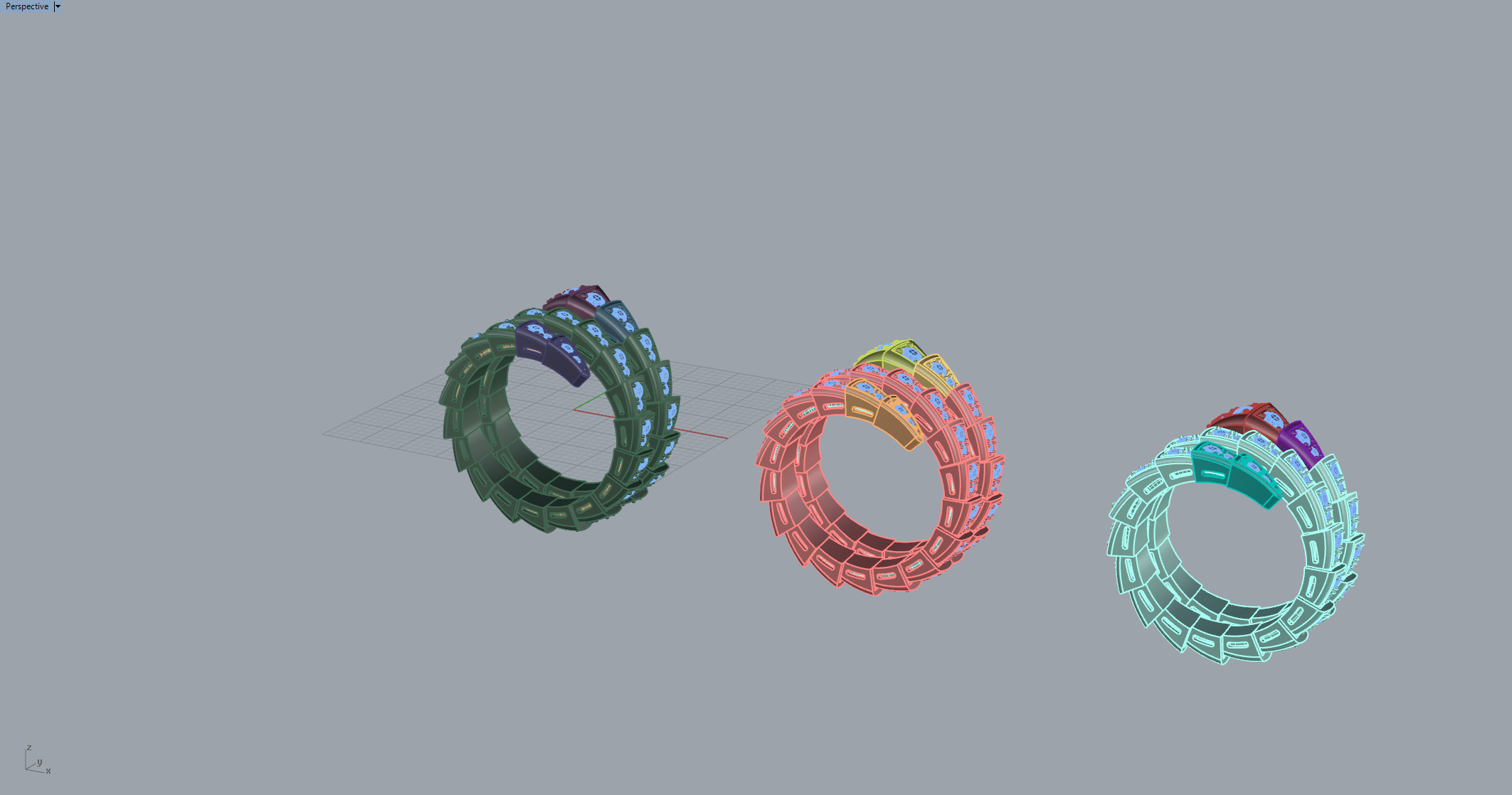 Serpent Ring 15599 3D print model_4