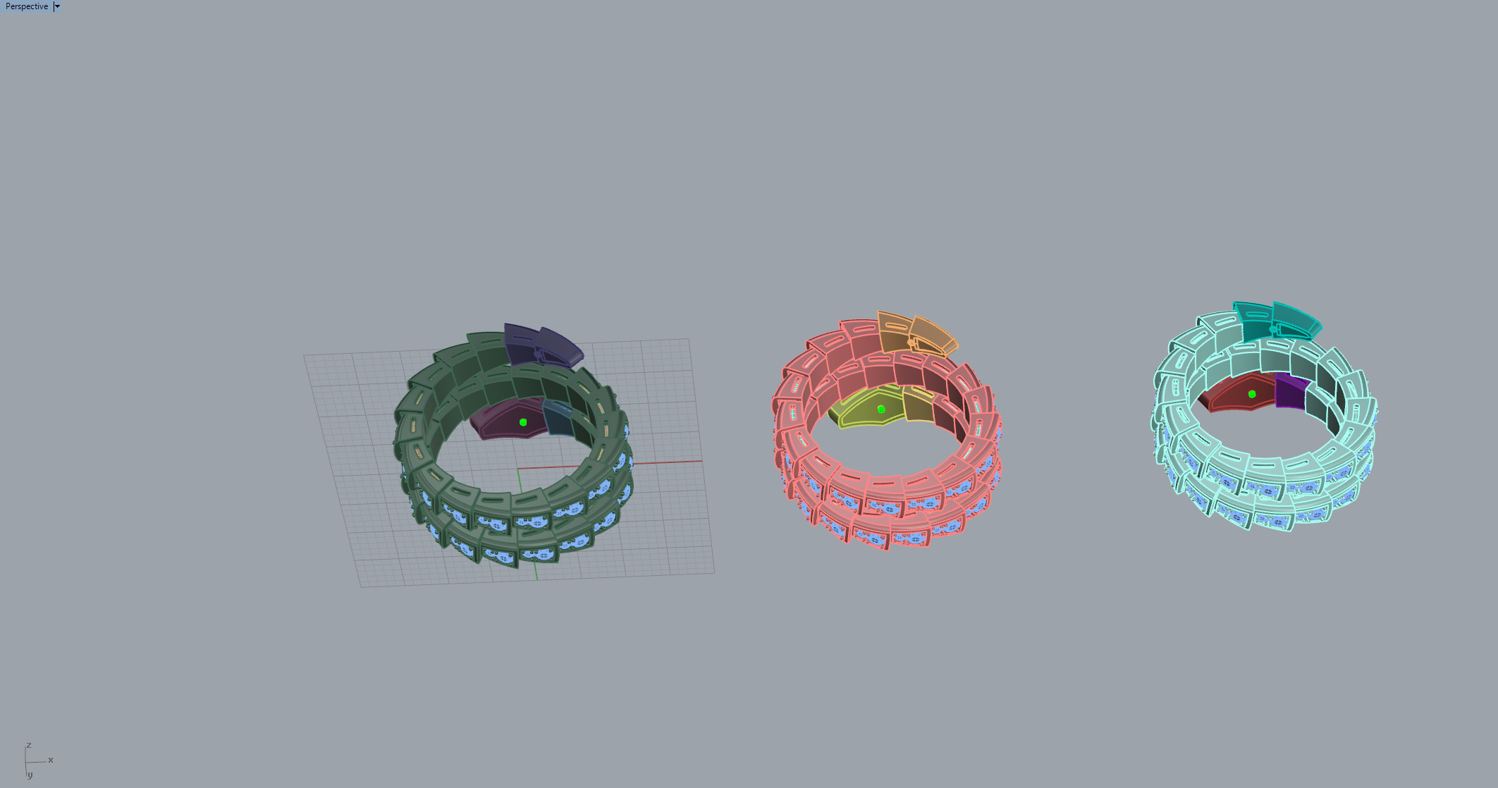 Serpent Ring 15599 3D print model_5