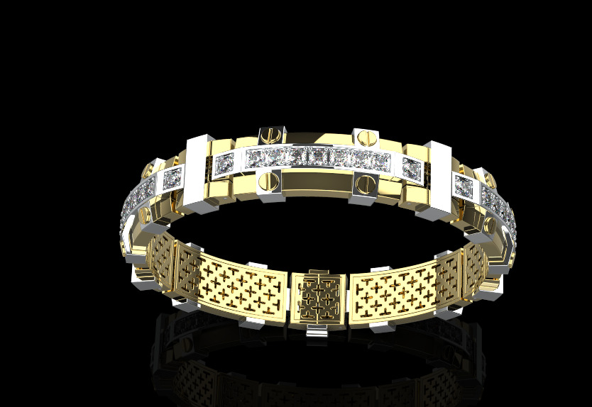 Bracelet 11346 3D print model_2