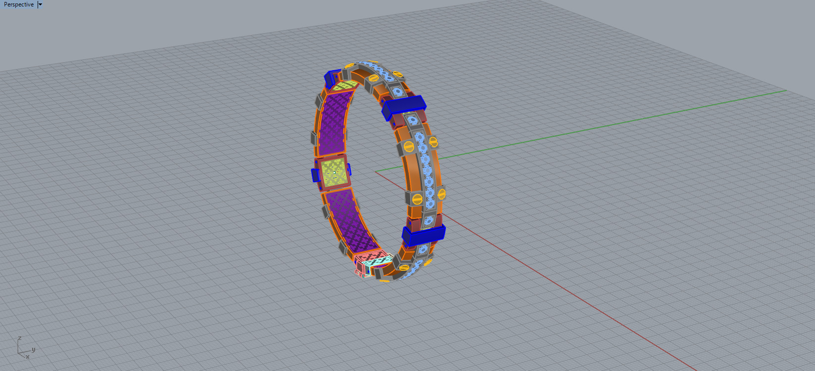 Bracelet 11346 3D print model_4