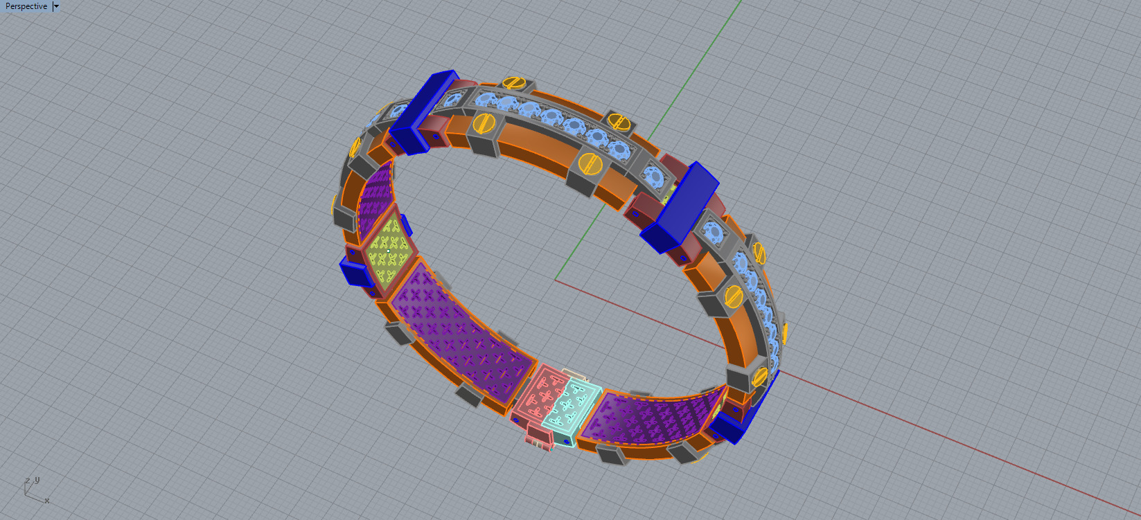 Bracelet 11346 3D print model_3