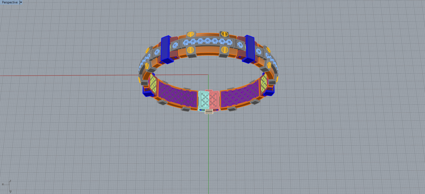 Bracelet 11346 3D print model_6