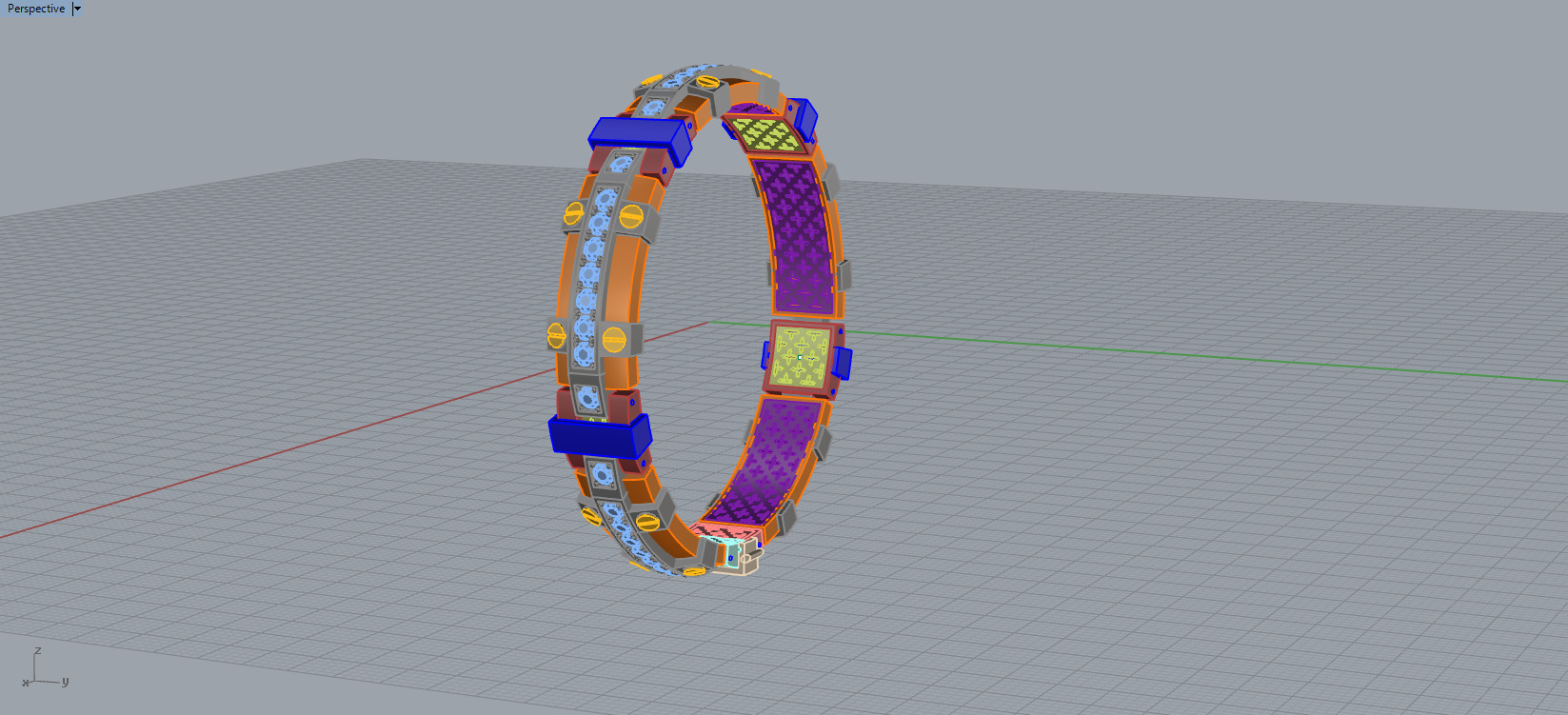 Bracelet 11346 3D print model_5