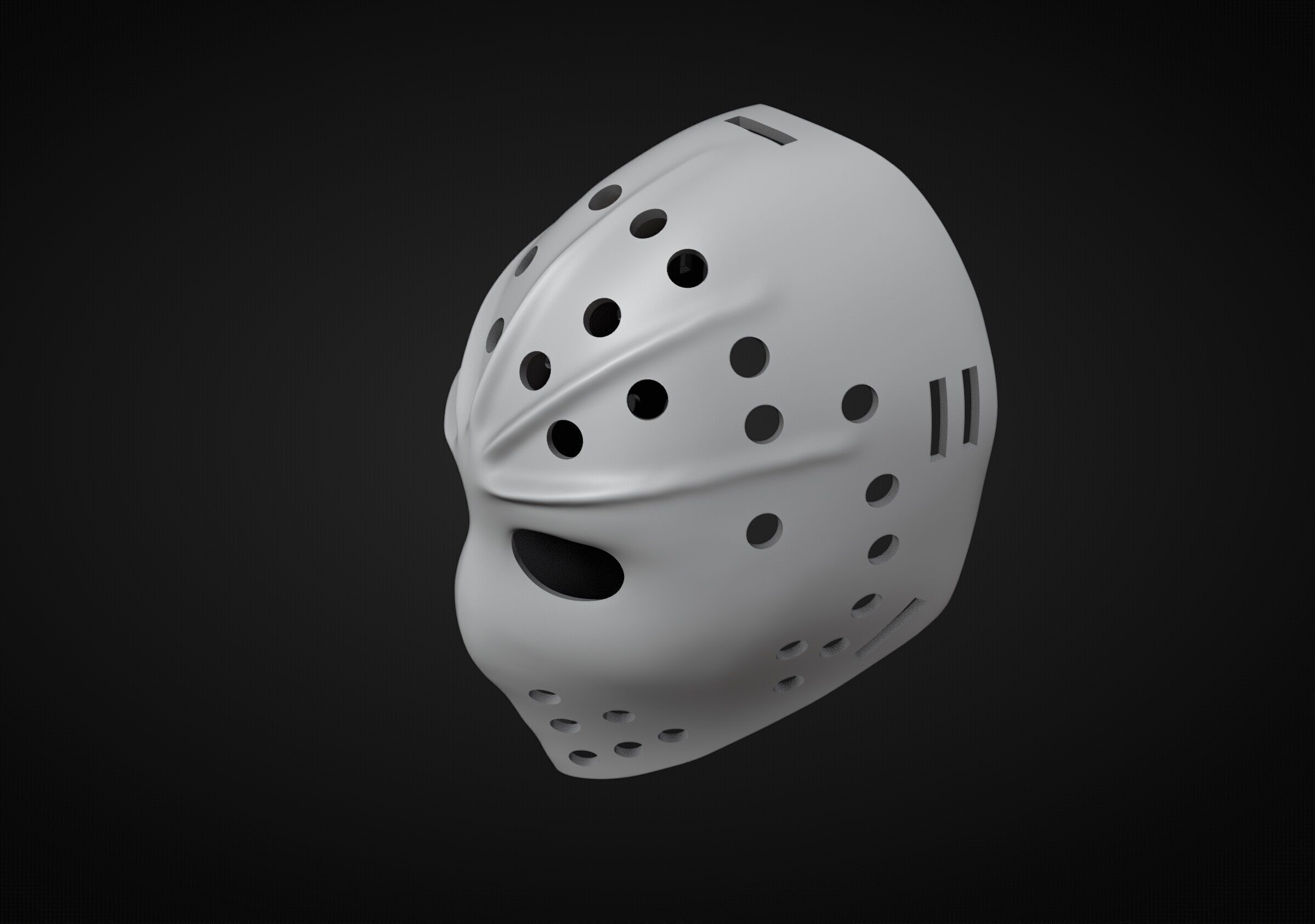 Bernie Parent Hockey Mask 3D print model_3