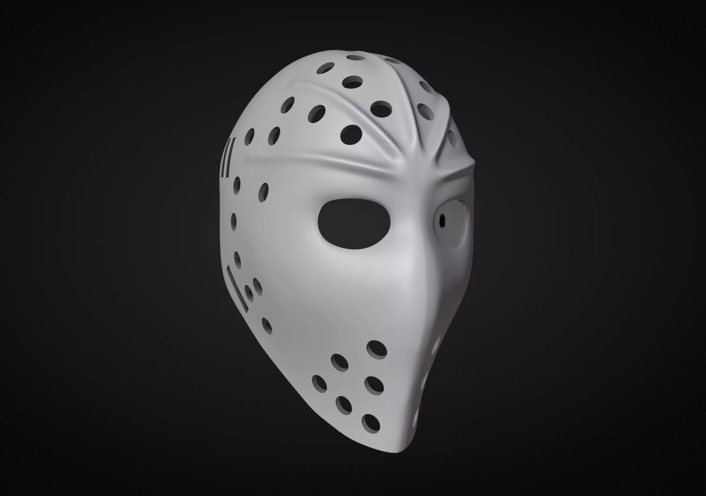Bernie Parent Hockey Mask 3D print model_0