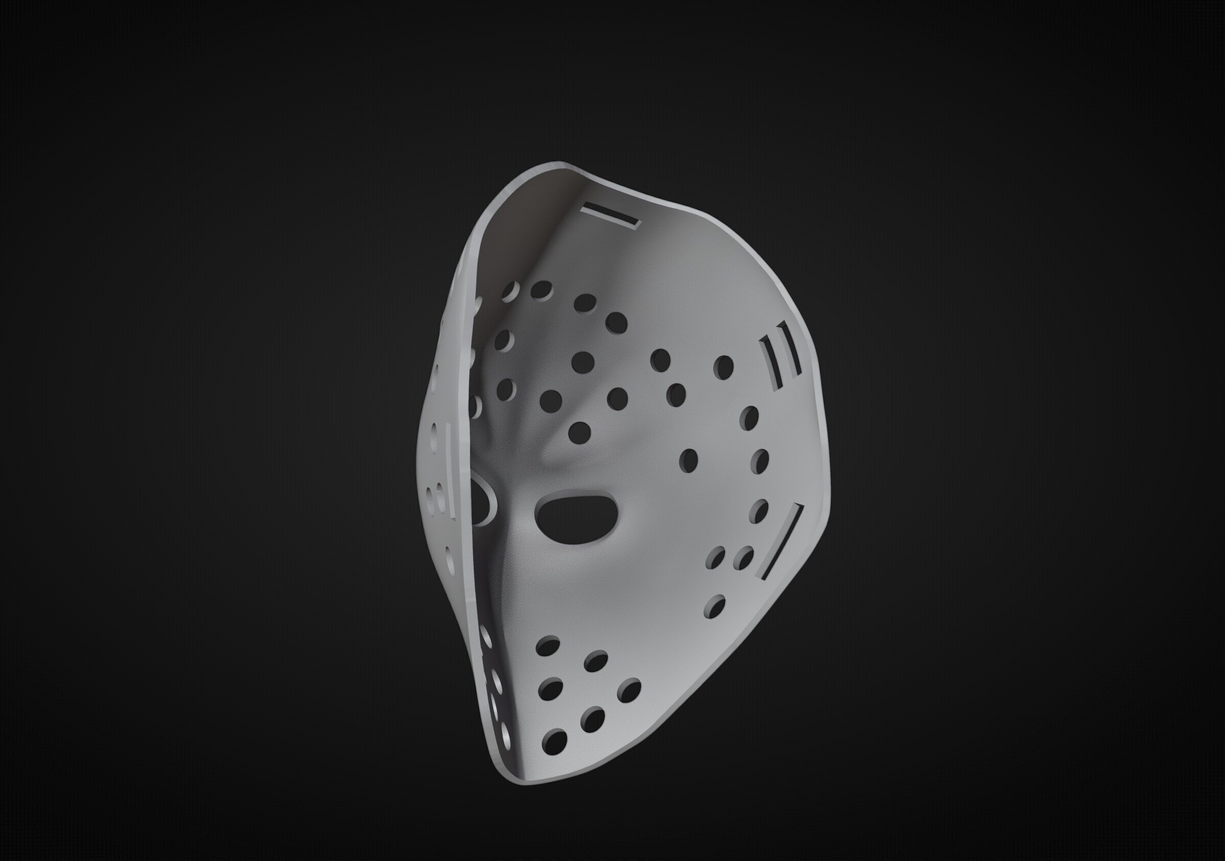 Bernie Parent Hockey Mask 3D print model_8