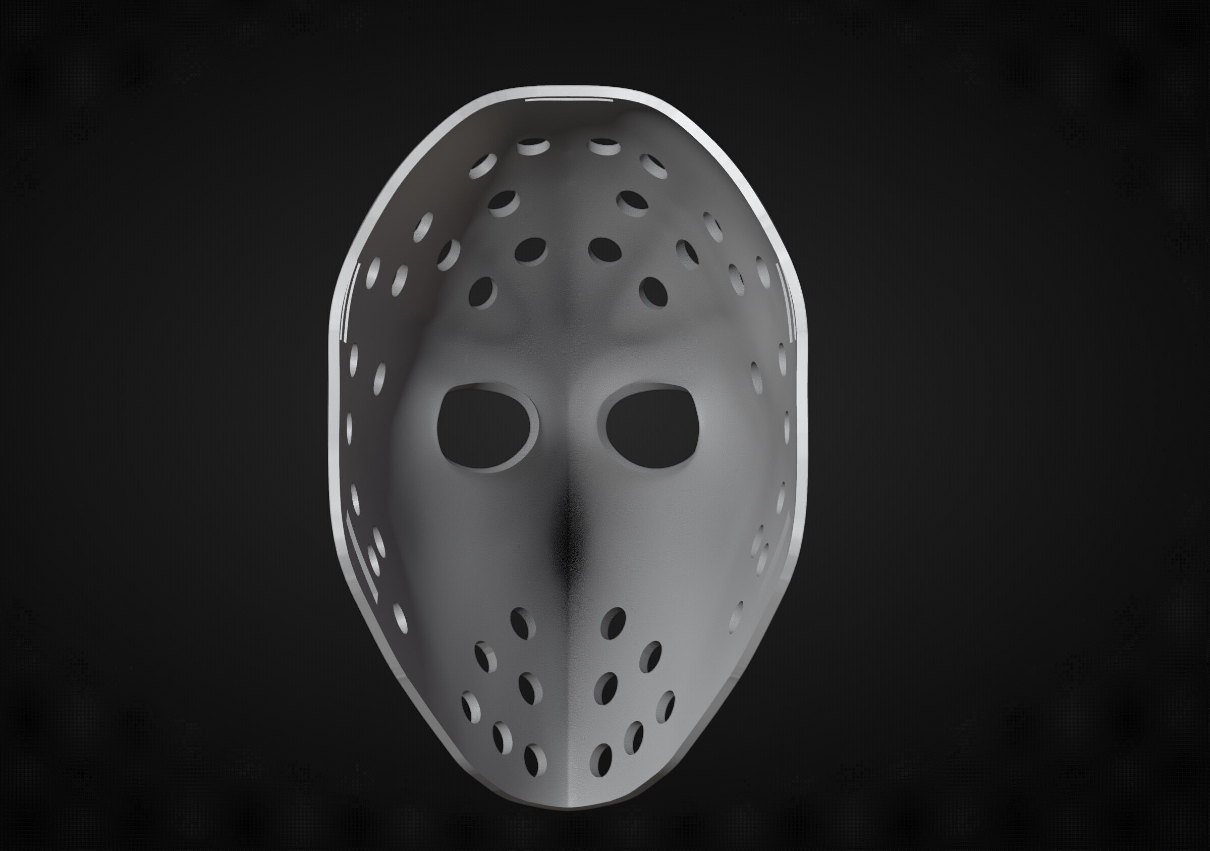 Bernie Parent Hockey Mask 3D print model_7