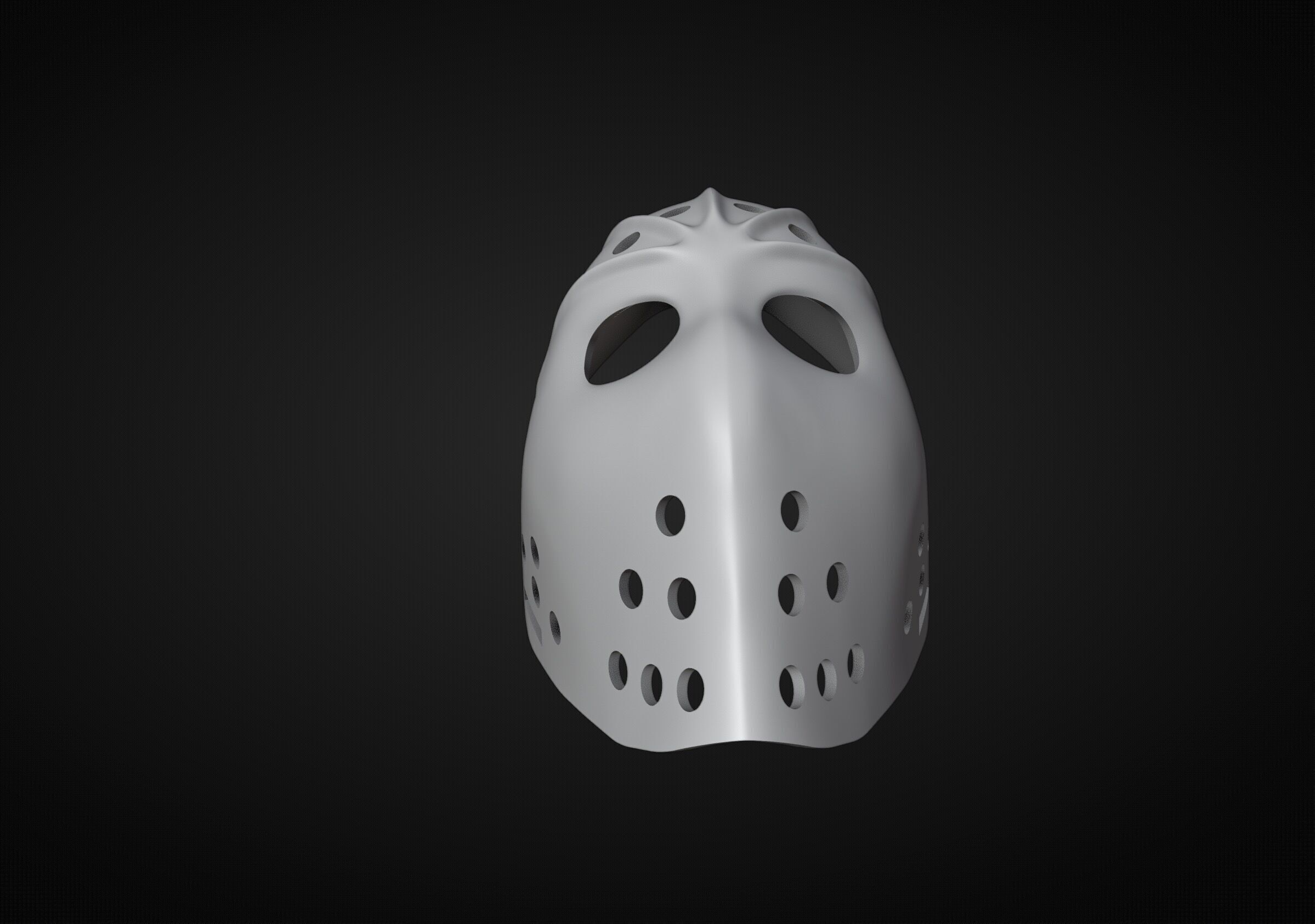 Bernie Parent Hockey Mask 3D print model_4