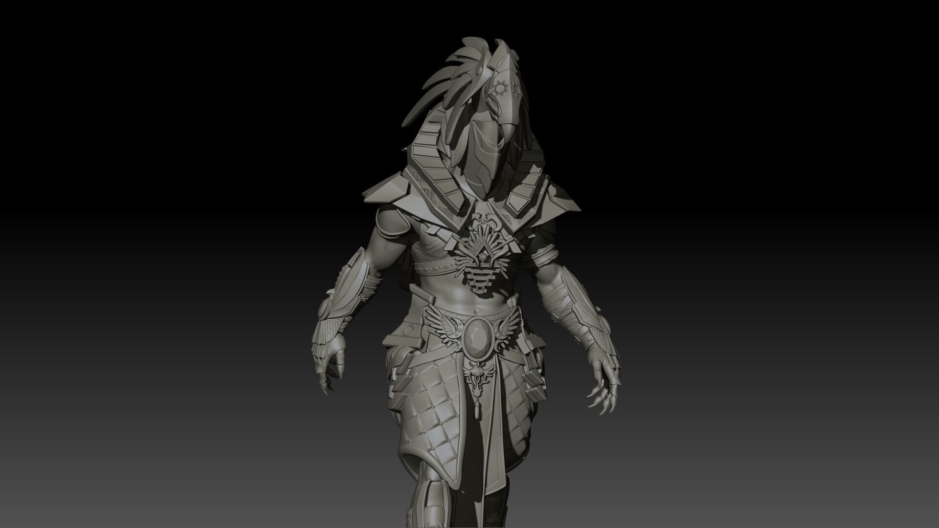 Gor High Poly for 3d Print 3D print model_22