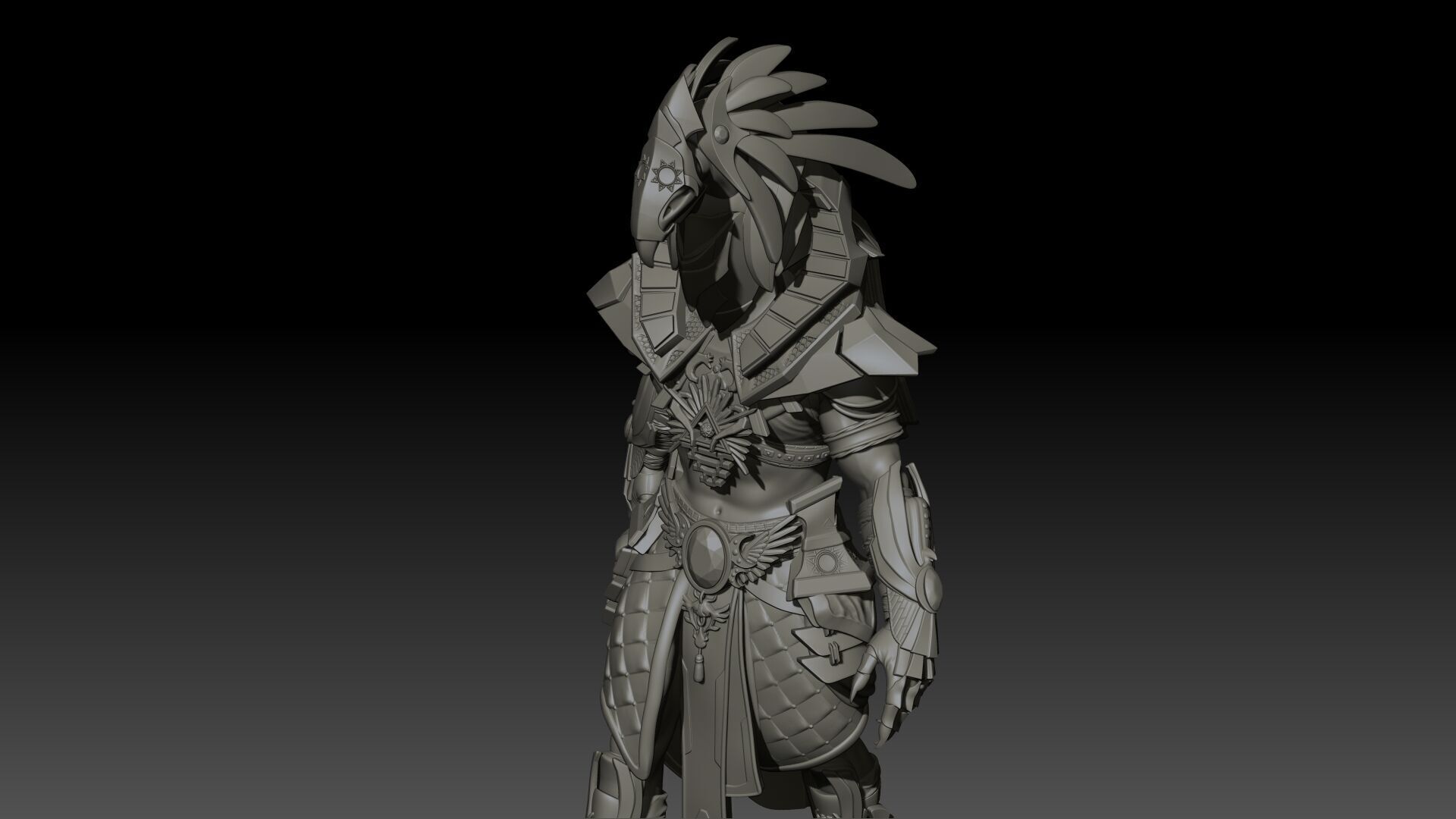 Gor High Poly for 3d Print 3D print model_2