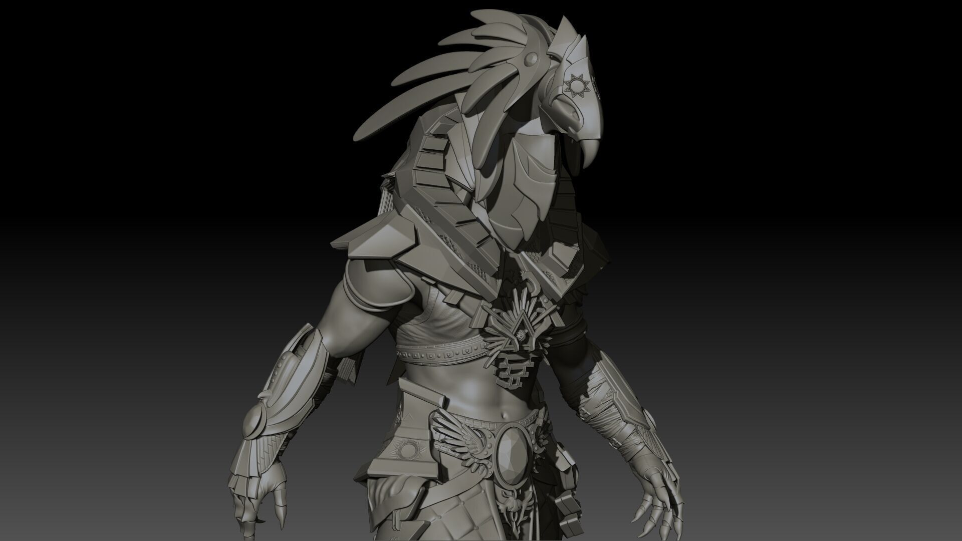 Gor High Poly for 3d Print 3D print model_28