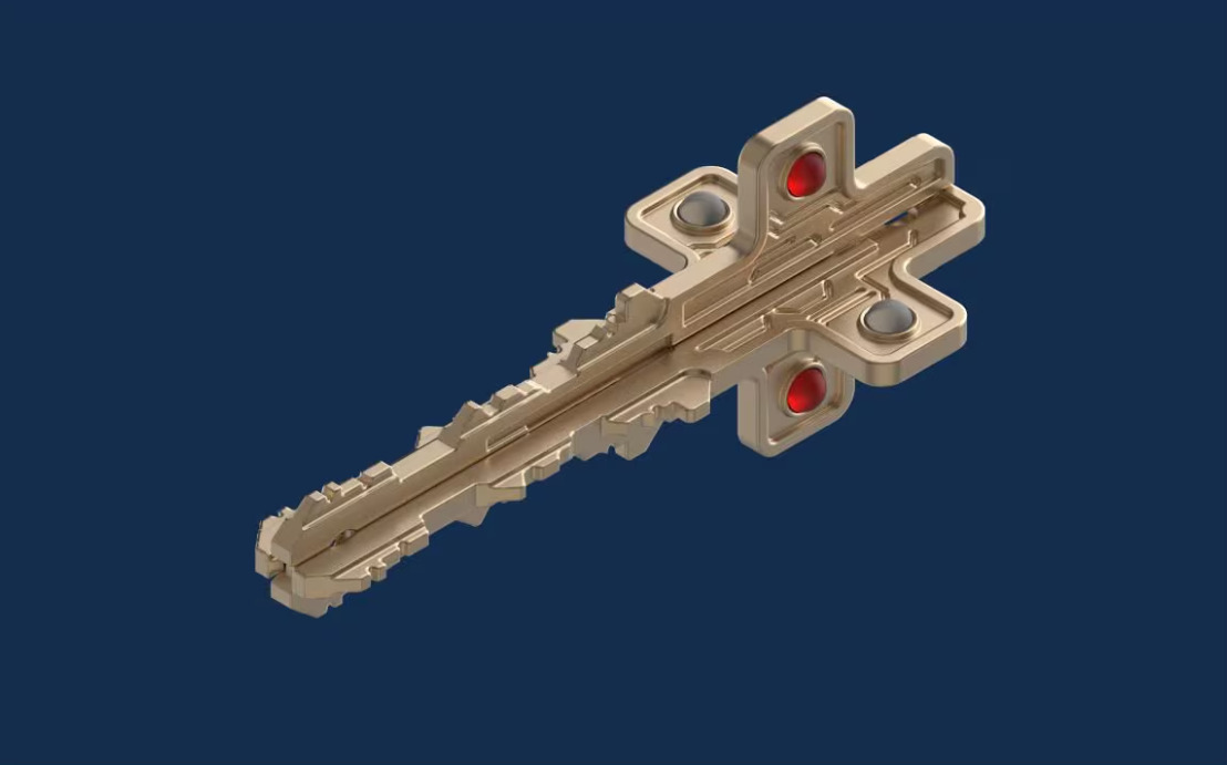 Mission Impossible AI Cruciform Key Entity - 3D Print Replica 3D print model_5