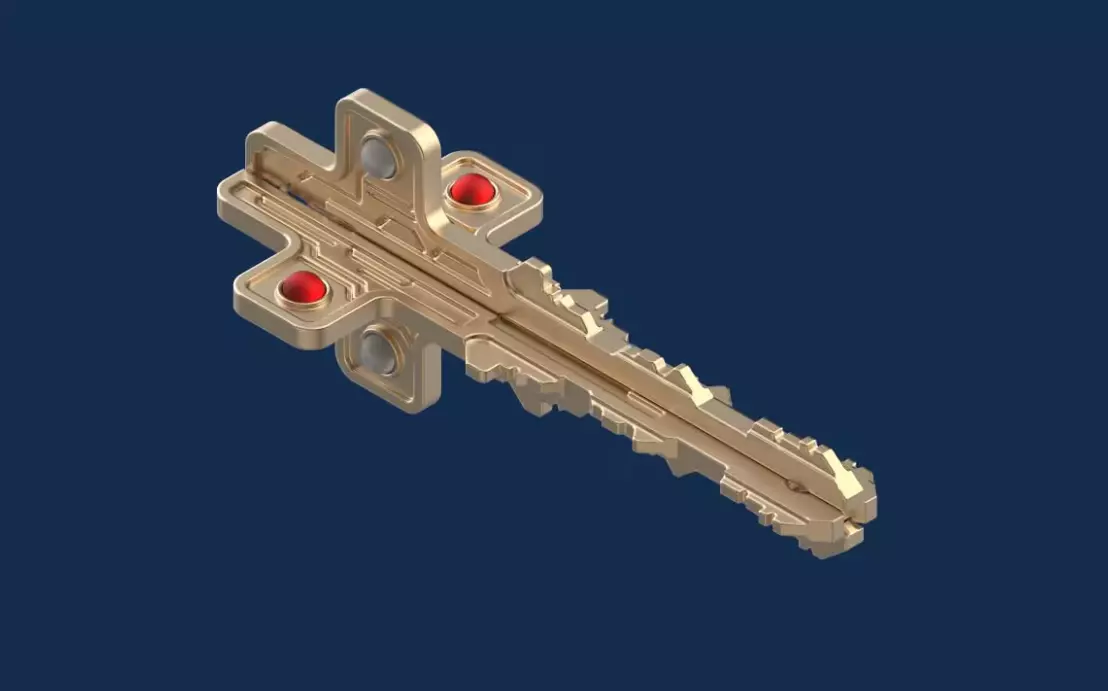 Mission Impossible AI Cruciform Key Entity - 3D Print Replica 3D print model_0