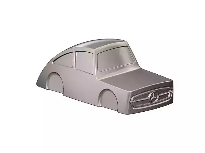 Simple Mercedes 300SL gullwing grille car sculpture decor