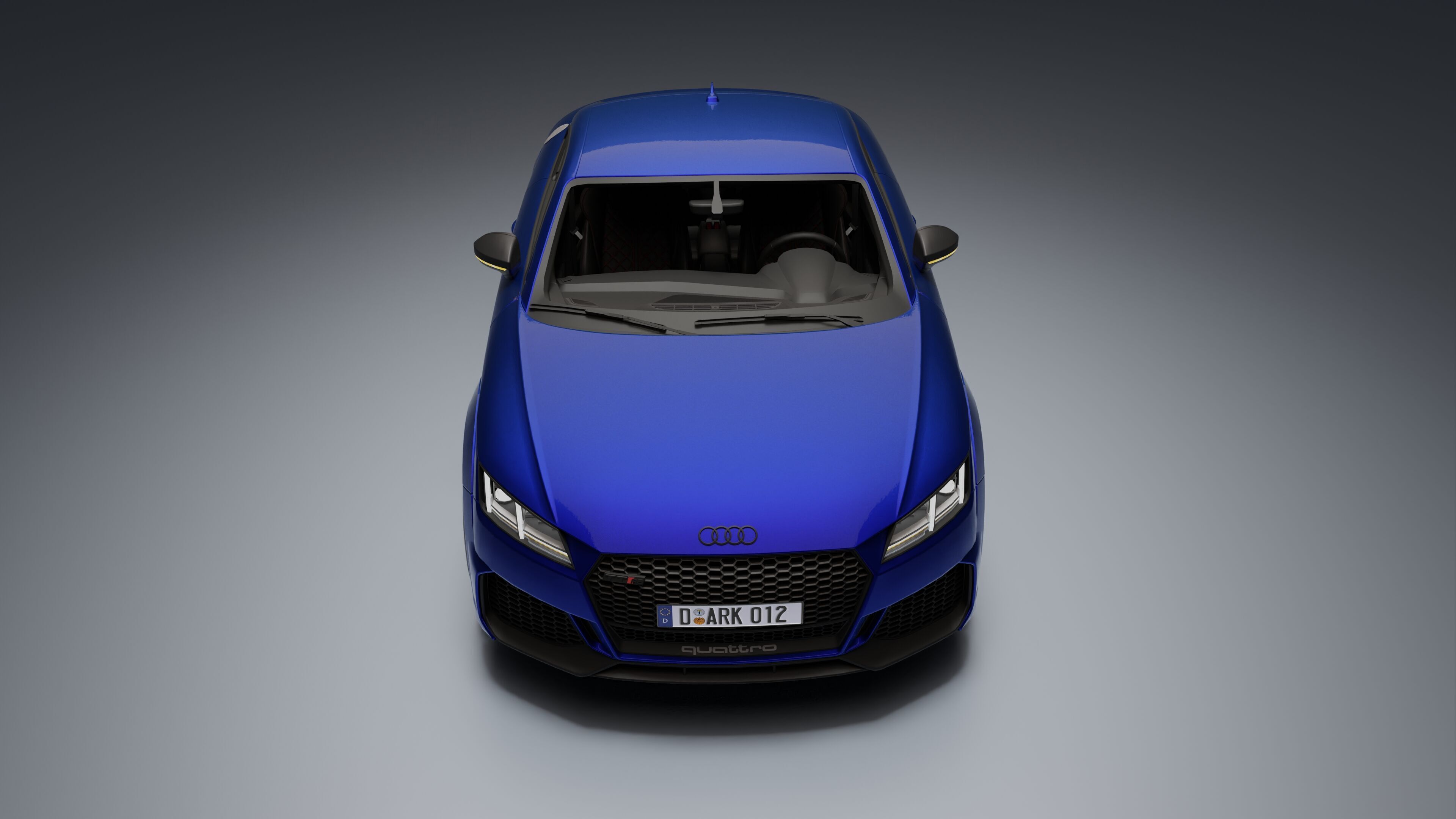 Audi TT RS Low-poly 3D model_22