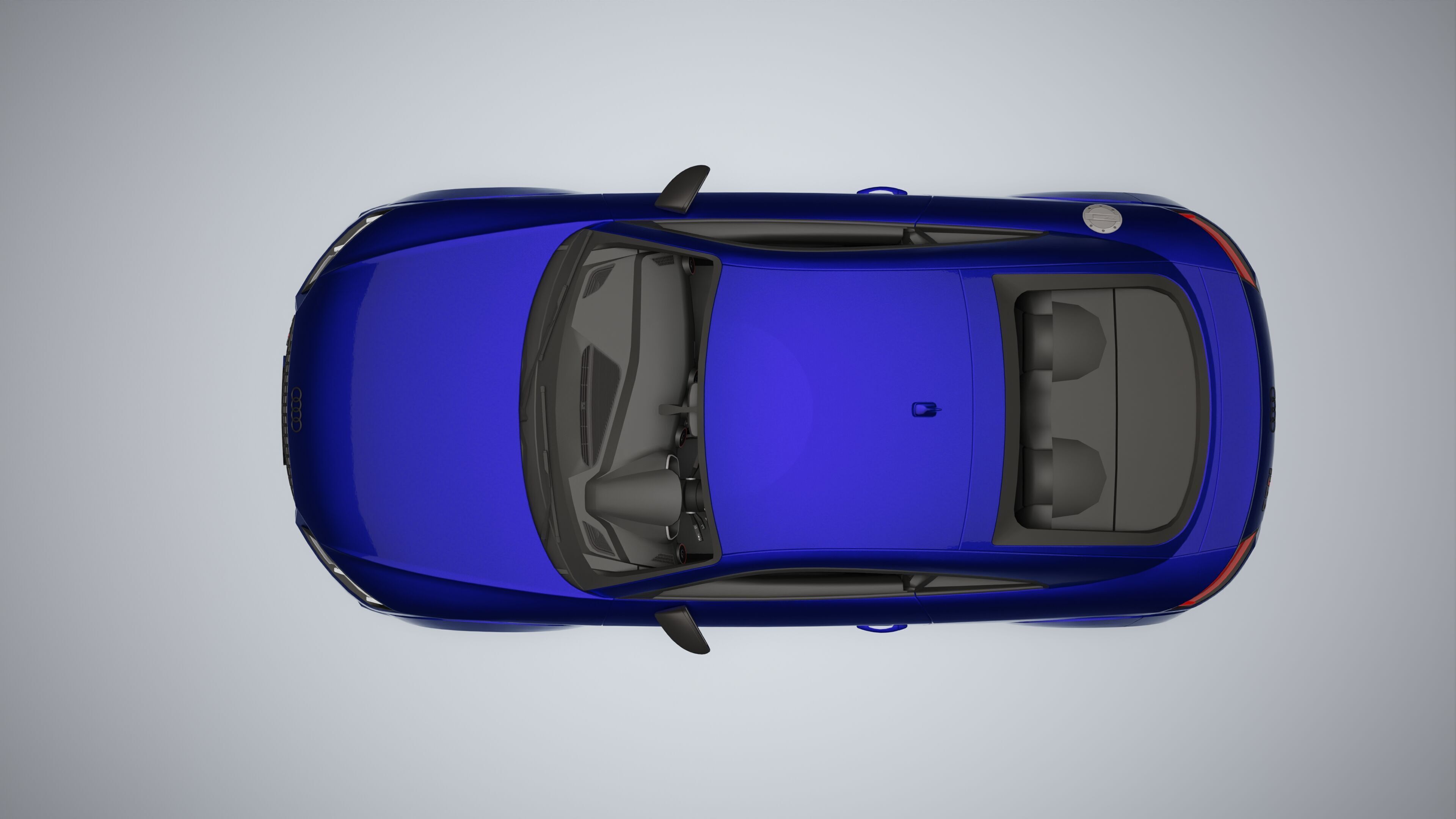 Audi TT RS Low-poly 3D model_20